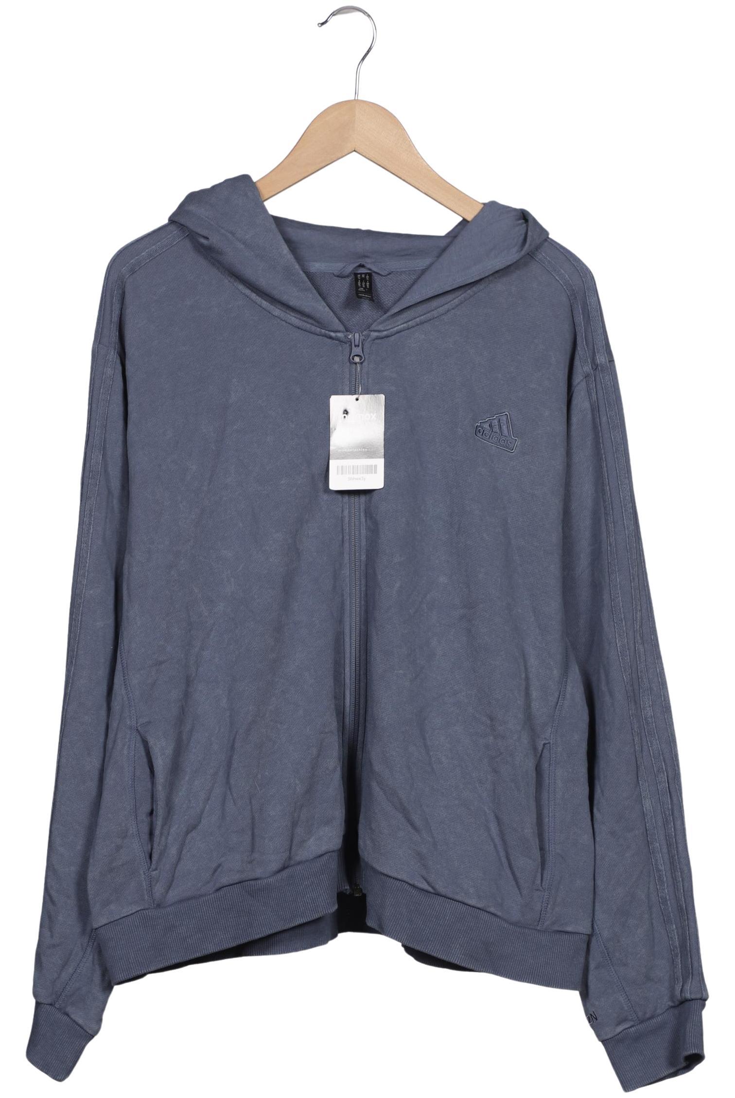 

adidas Damen Kapuzenpullover, blau, Gr. 46