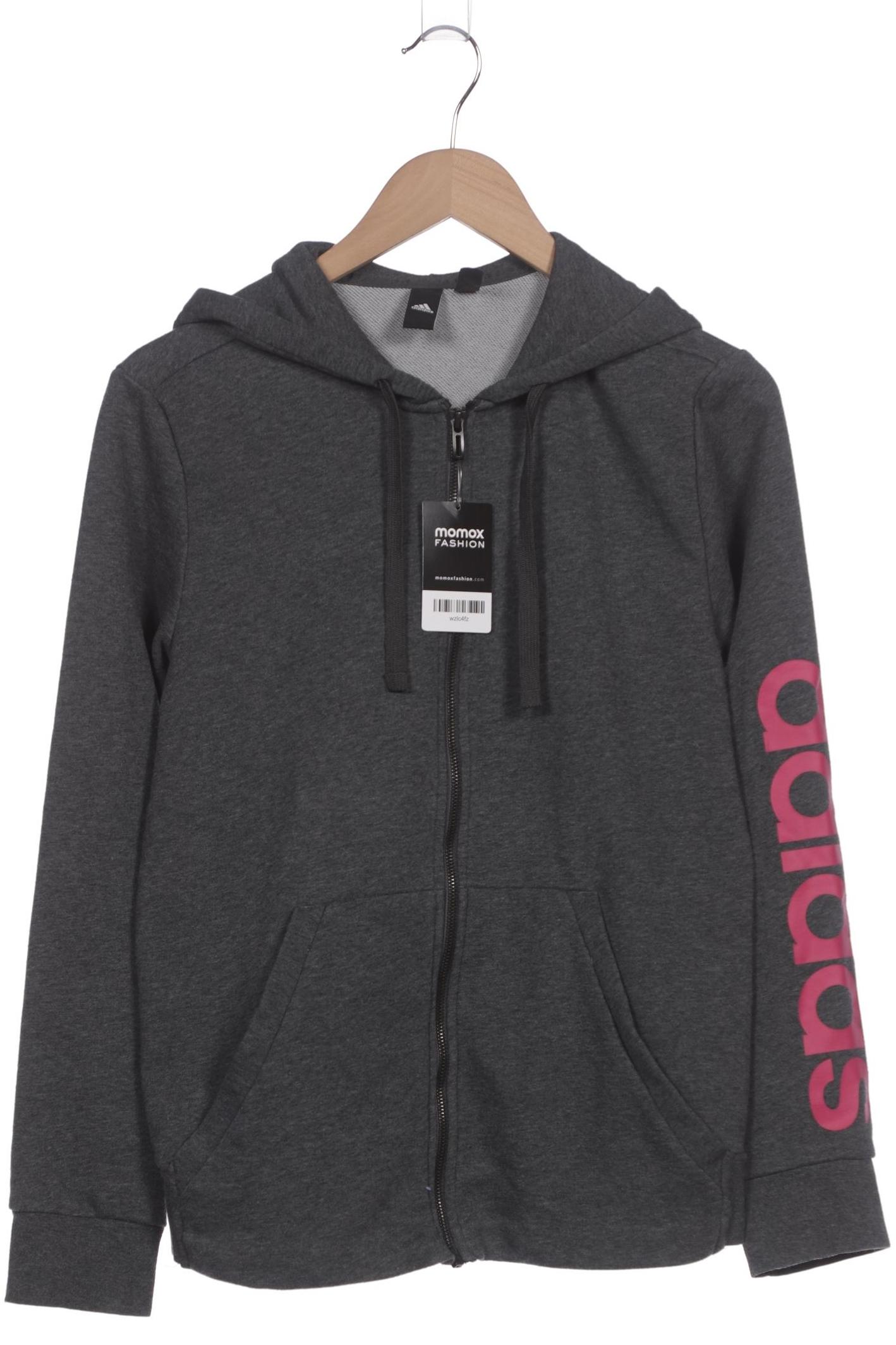 

adidas Damen Kapuzenpullover, grau, Gr. 42