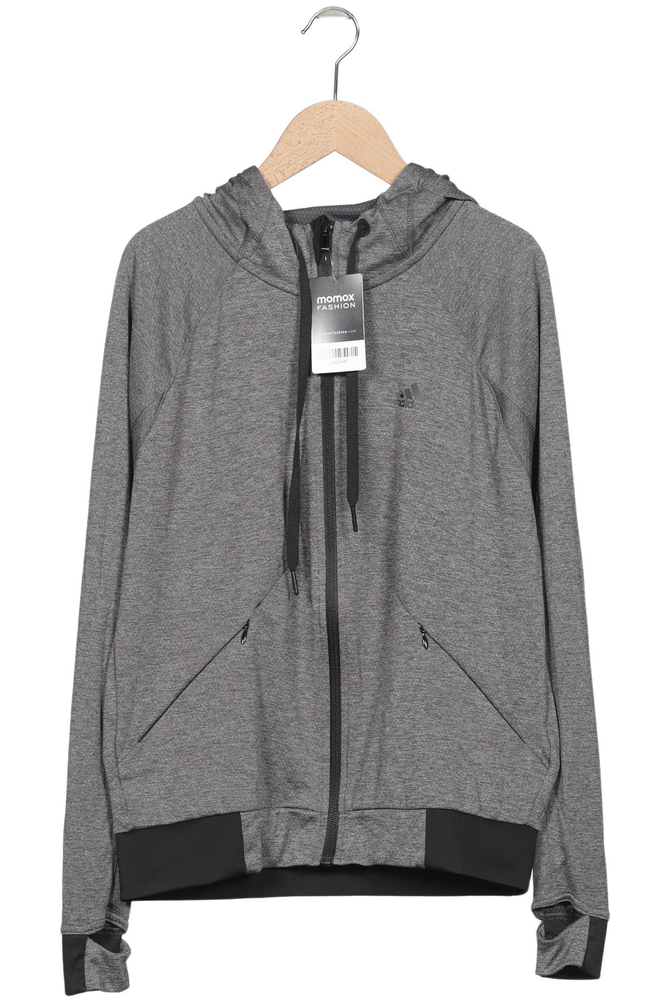 

adidas Damen Kapuzenpullover, grau, Gr. 36