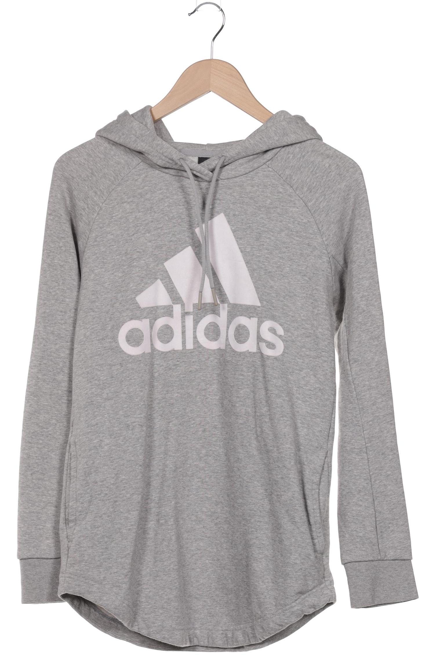 

adidas Damen Kapuzenpullover, grau, Gr. 38