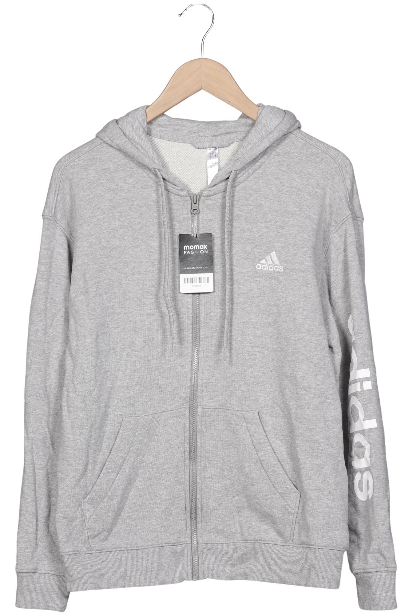 

adidas Damen Kapuzenpullover, grau, Gr. 42