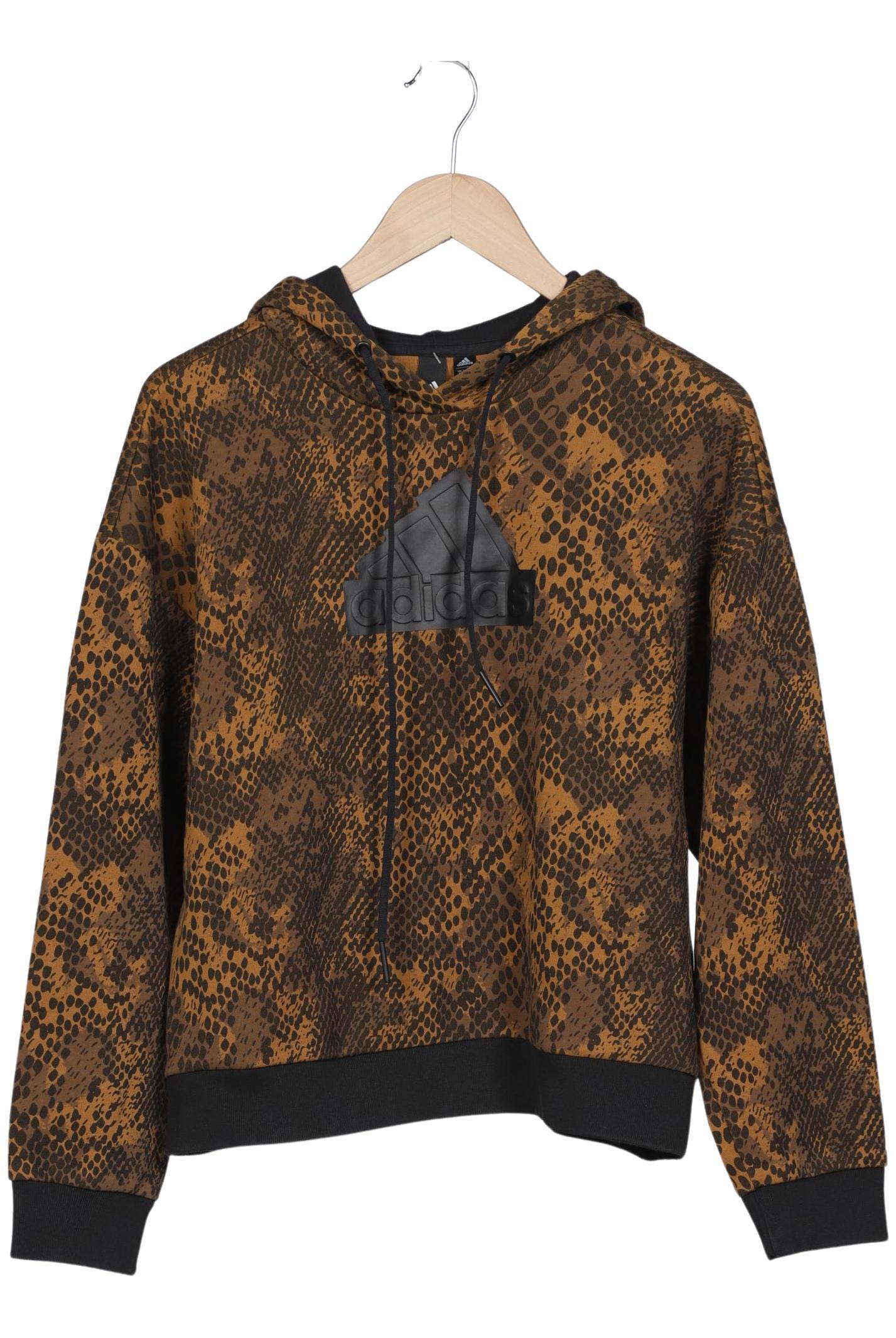 

adidas Damen Kapuzenpullover, braun, Gr. 38