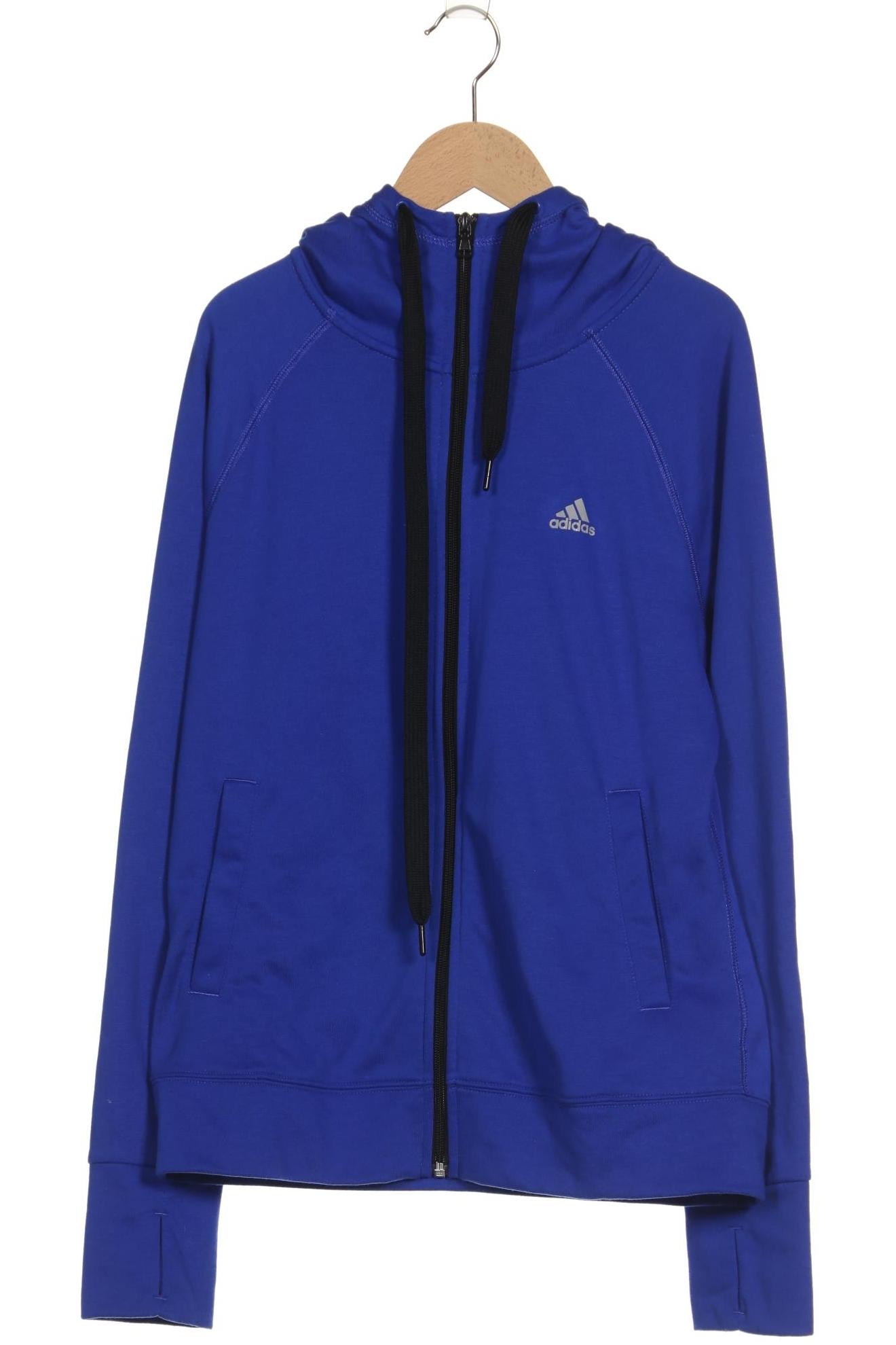 

adidas Damen Kapuzenpullover, blau, Gr. 36