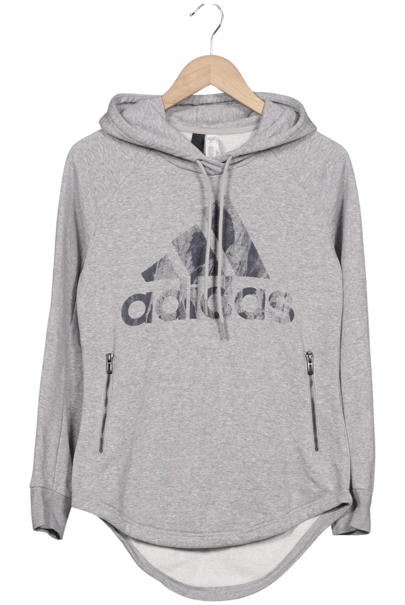 

adidas Damen Kapuzenpullover, grau, Gr. 36