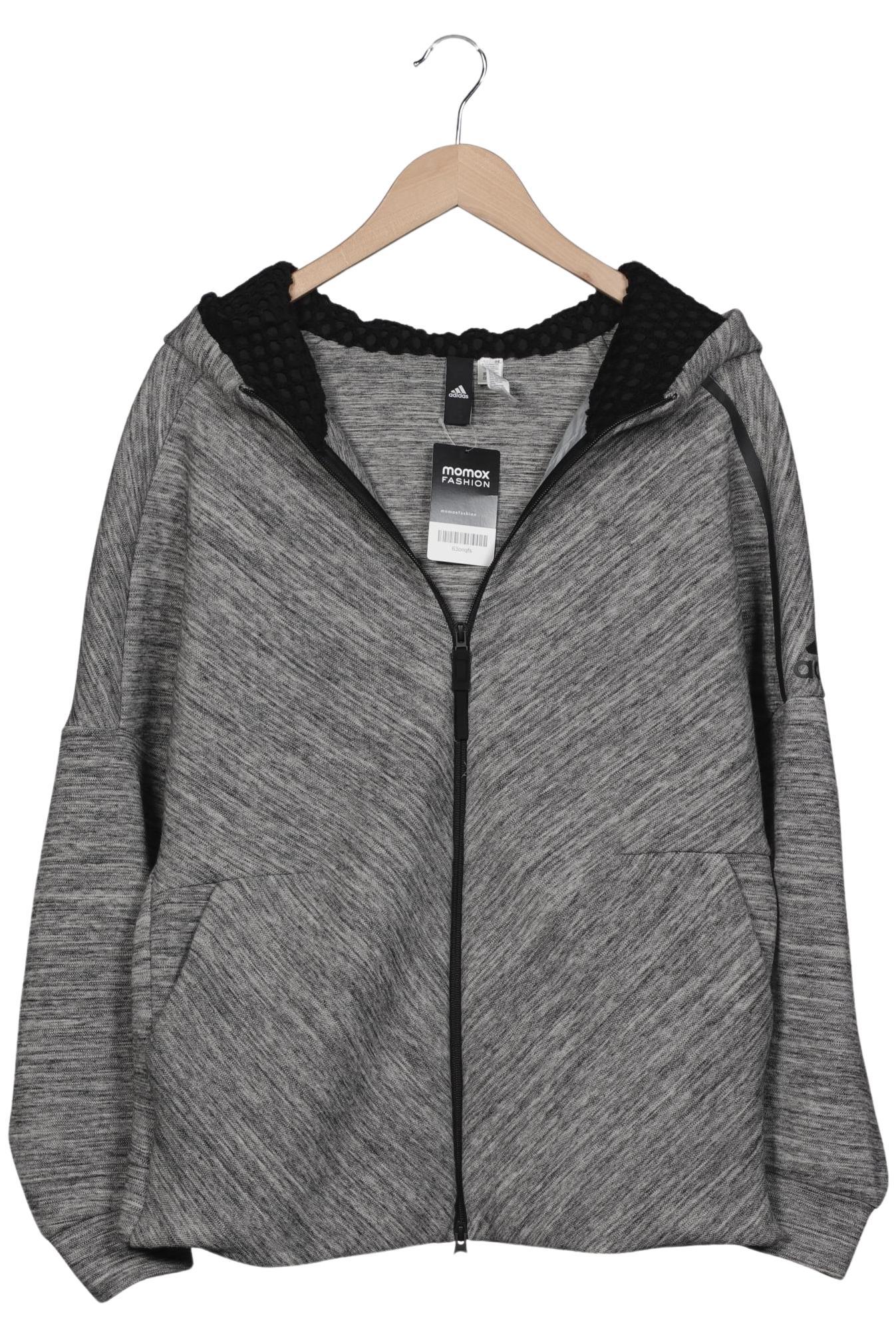 

adidas Damen Kapuzenpullover, grau, Gr. 44