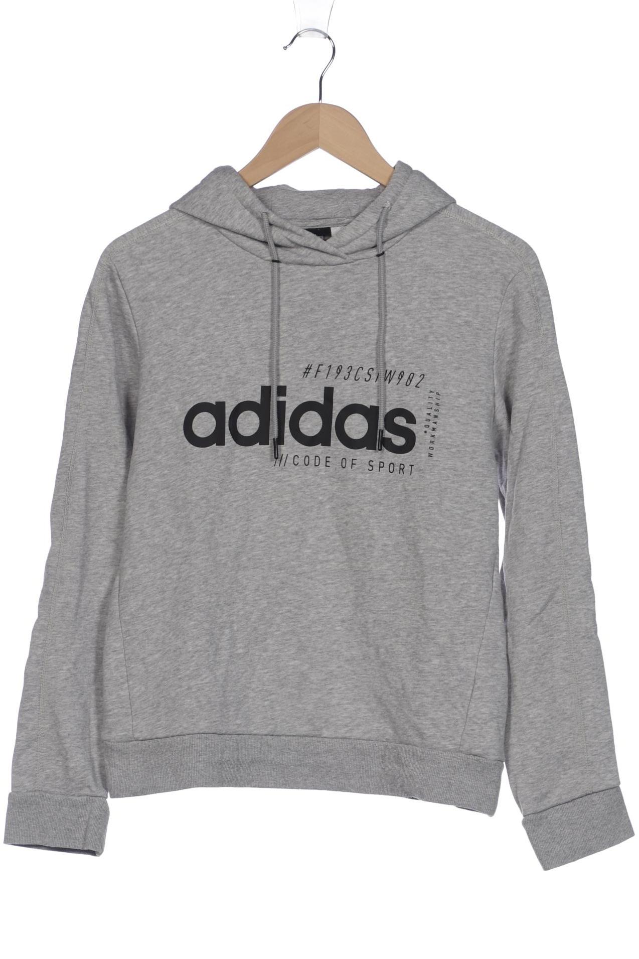 

adidas Damen Kapuzenpullover, grau, Gr. 42