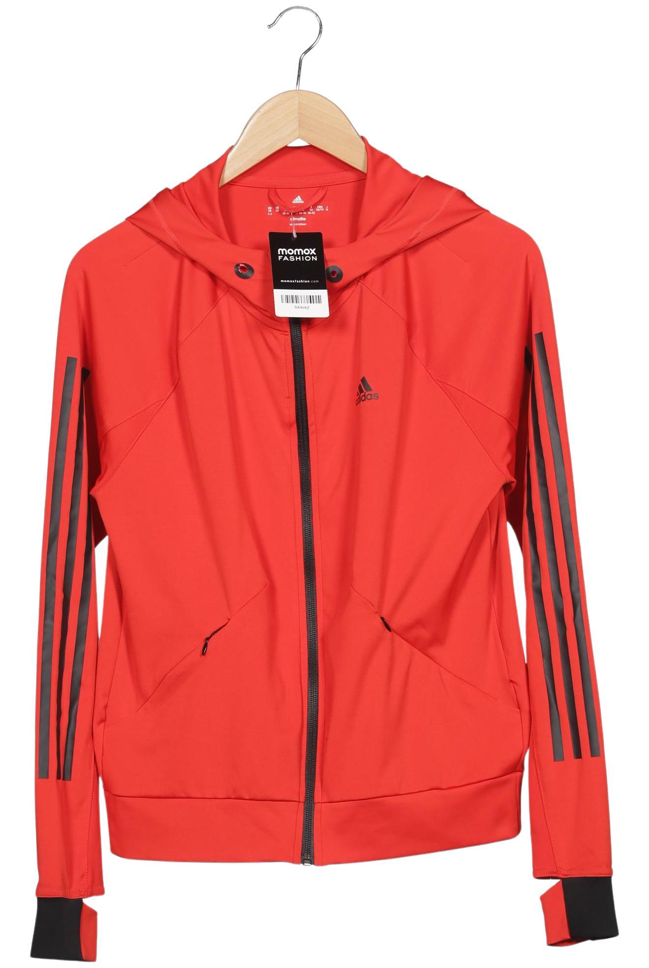 

adidas Damen Kapuzenpullover, rot, Gr. 34