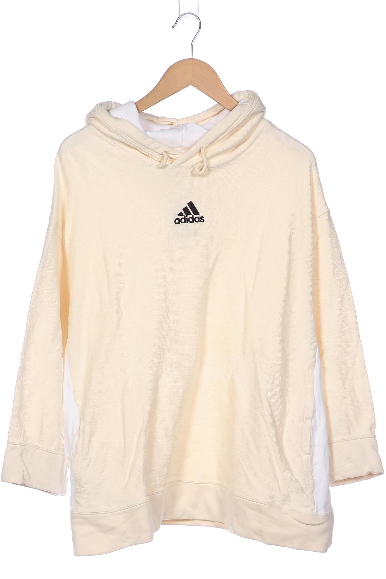 

adidas Damen Kapuzenpullover, cremeweiß, Gr. 44