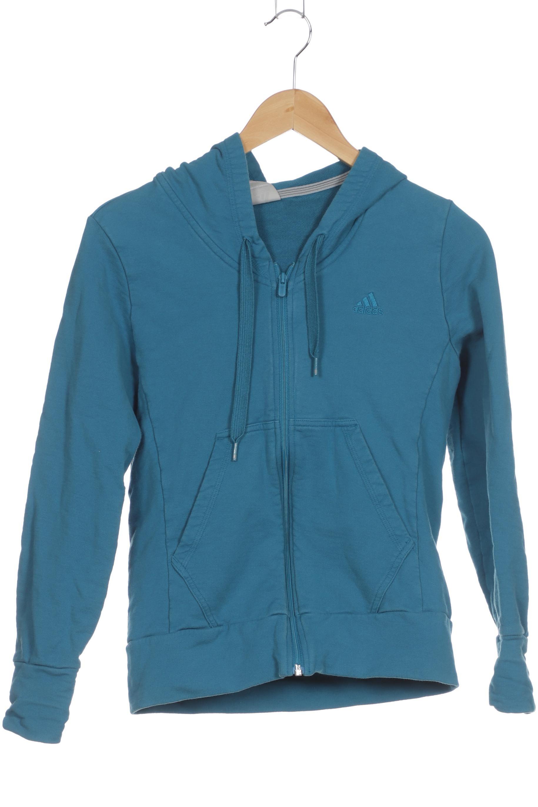 

adidas Damen Kapuzenpullover, blau, Gr. 42