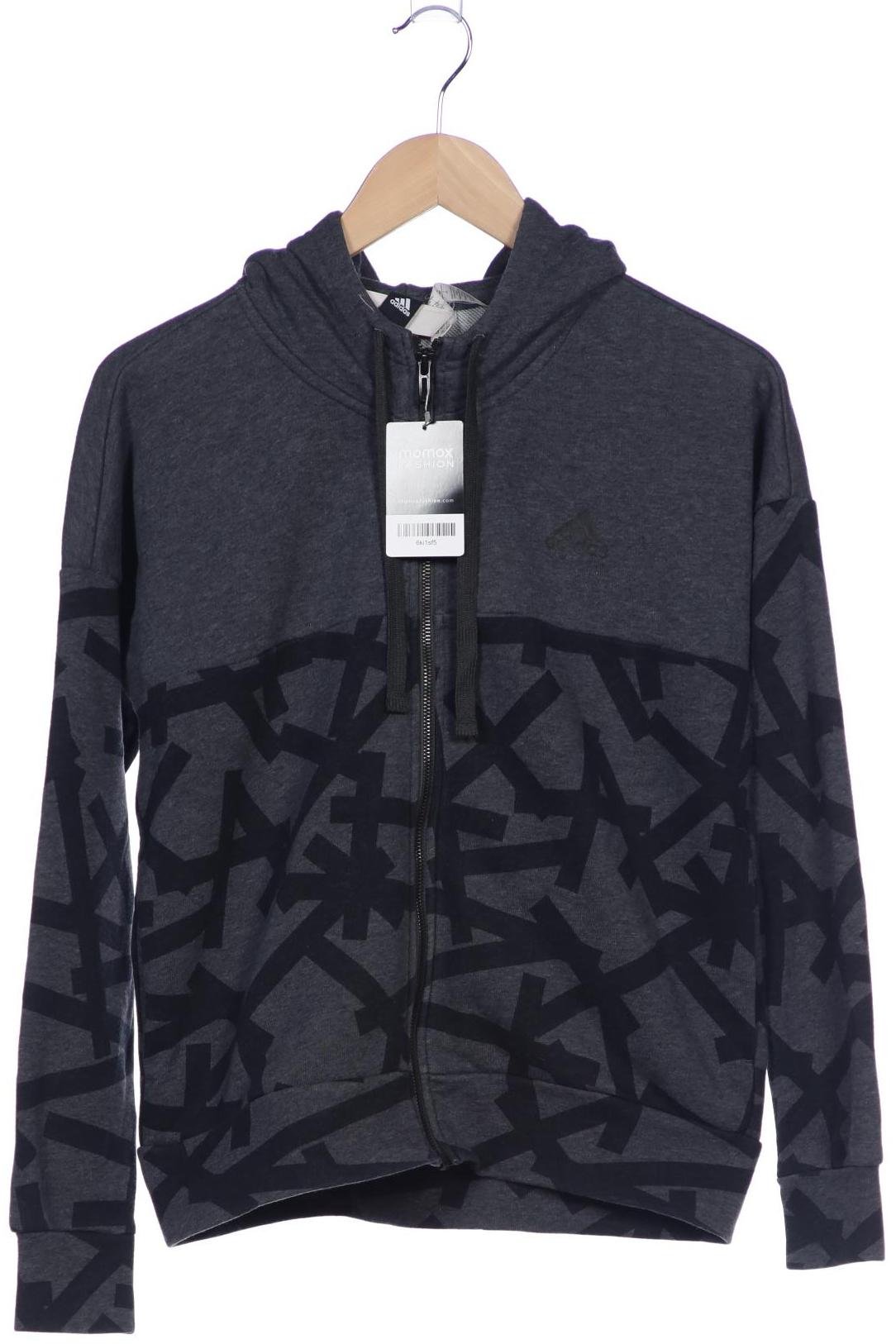 

adidas Damen Kapuzenpullover, grau, Gr. 36