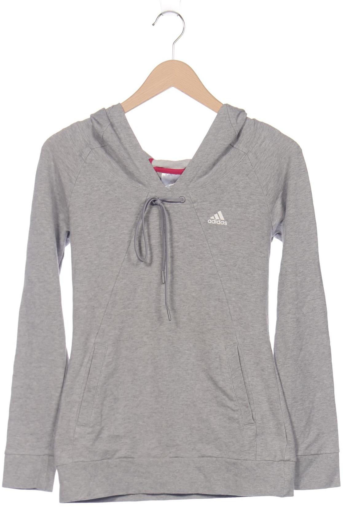 

adidas Damen Kapuzenpullover, grau, Gr. 36