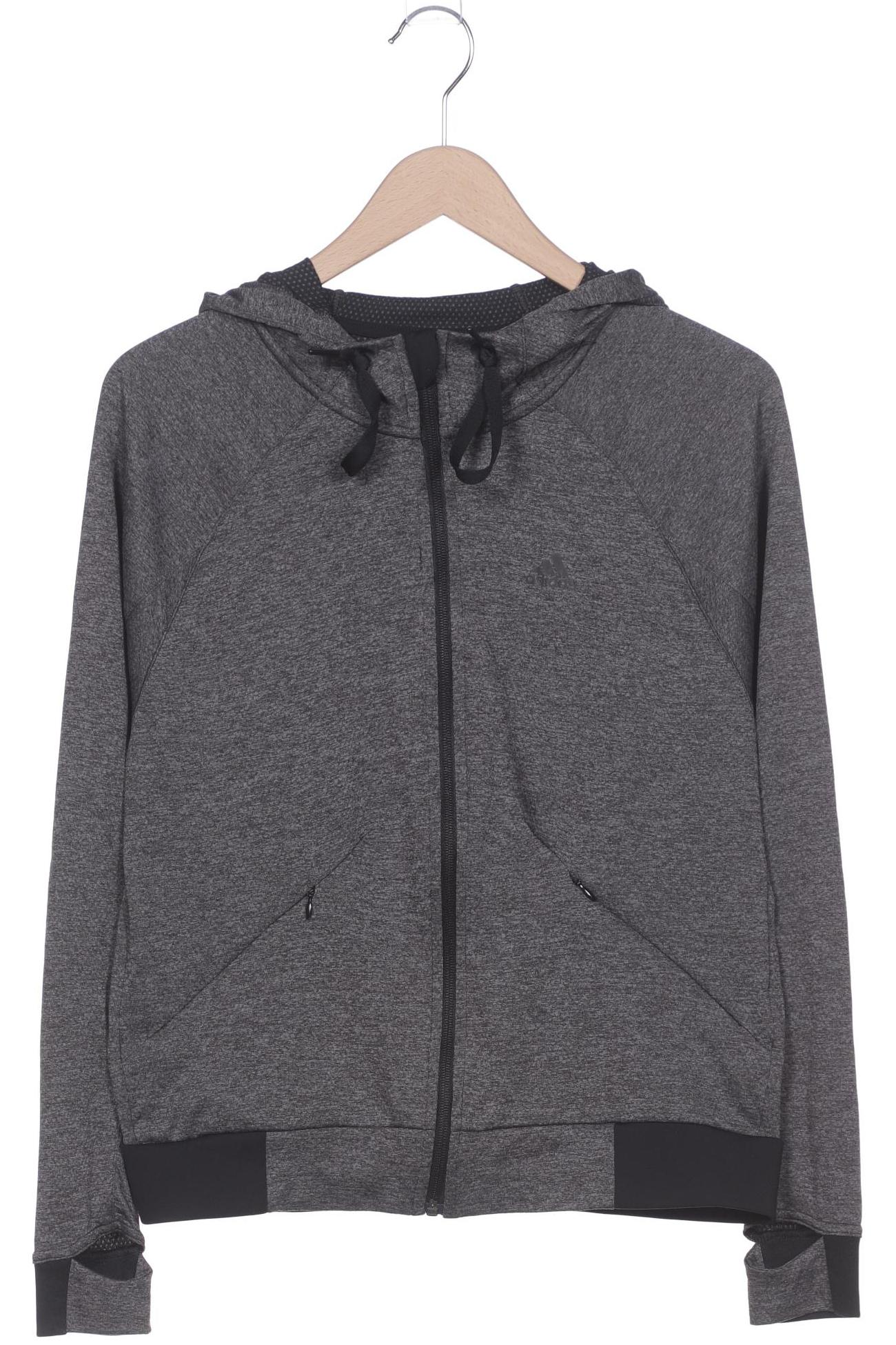 

adidas Damen Kapuzenpullover, grau, Gr. 36