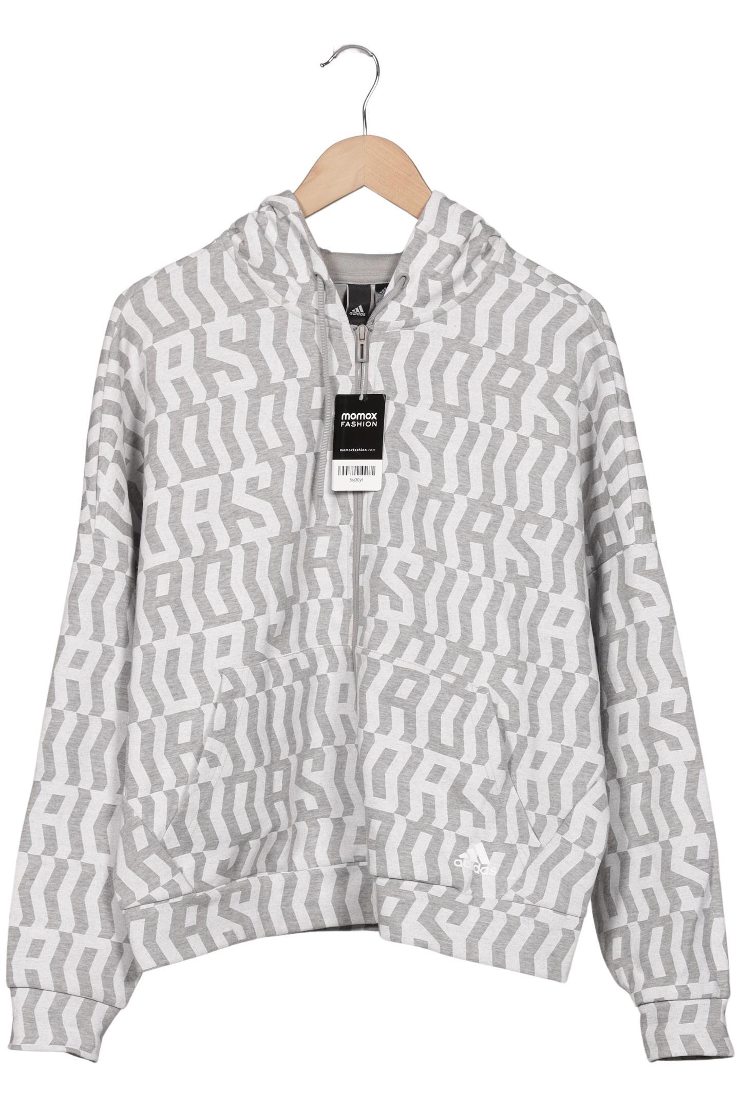 

adidas Damen Kapuzenpullover, grau, Gr. 44