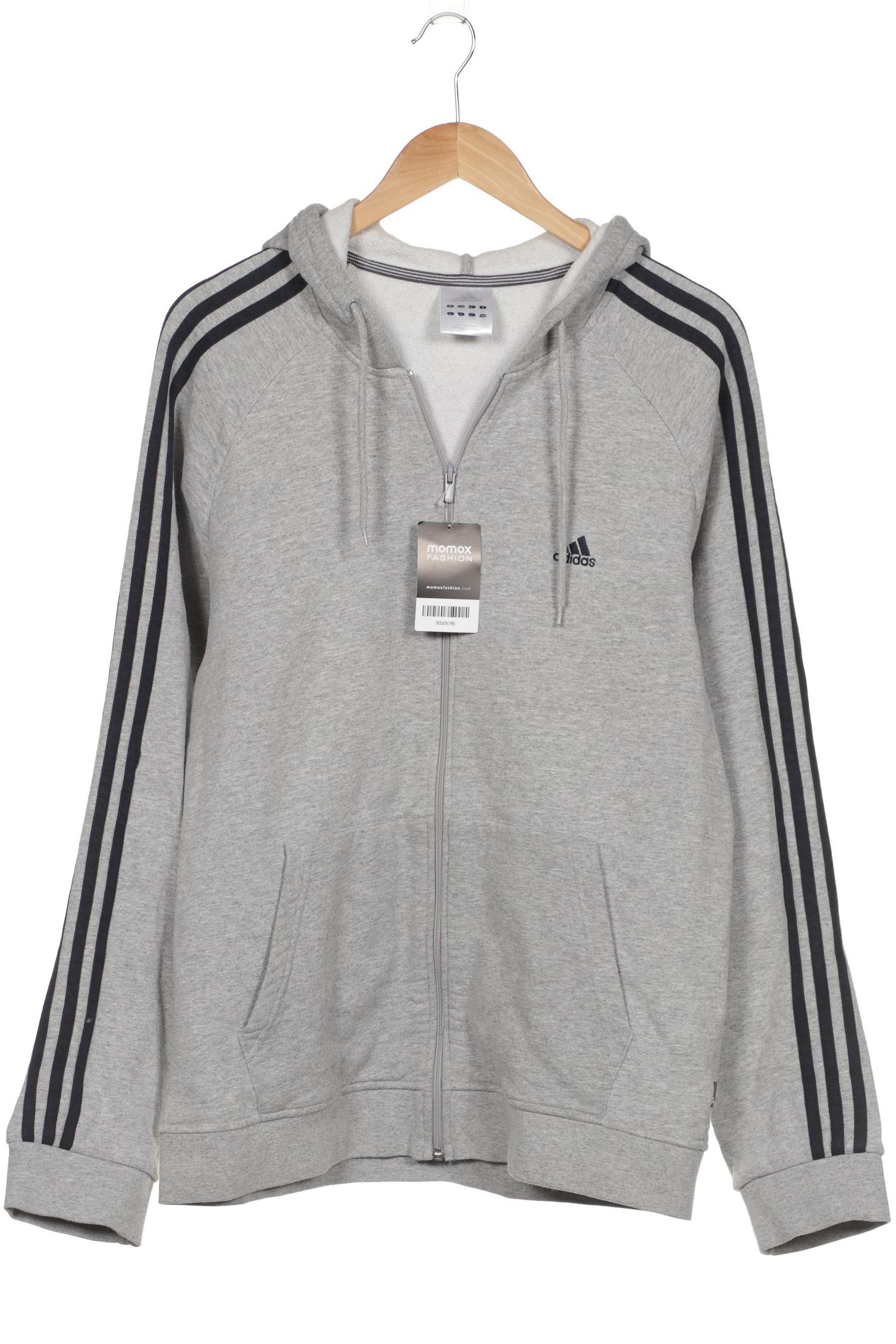 

adidas Damen Kapuzenpullover, grau, Gr. 42