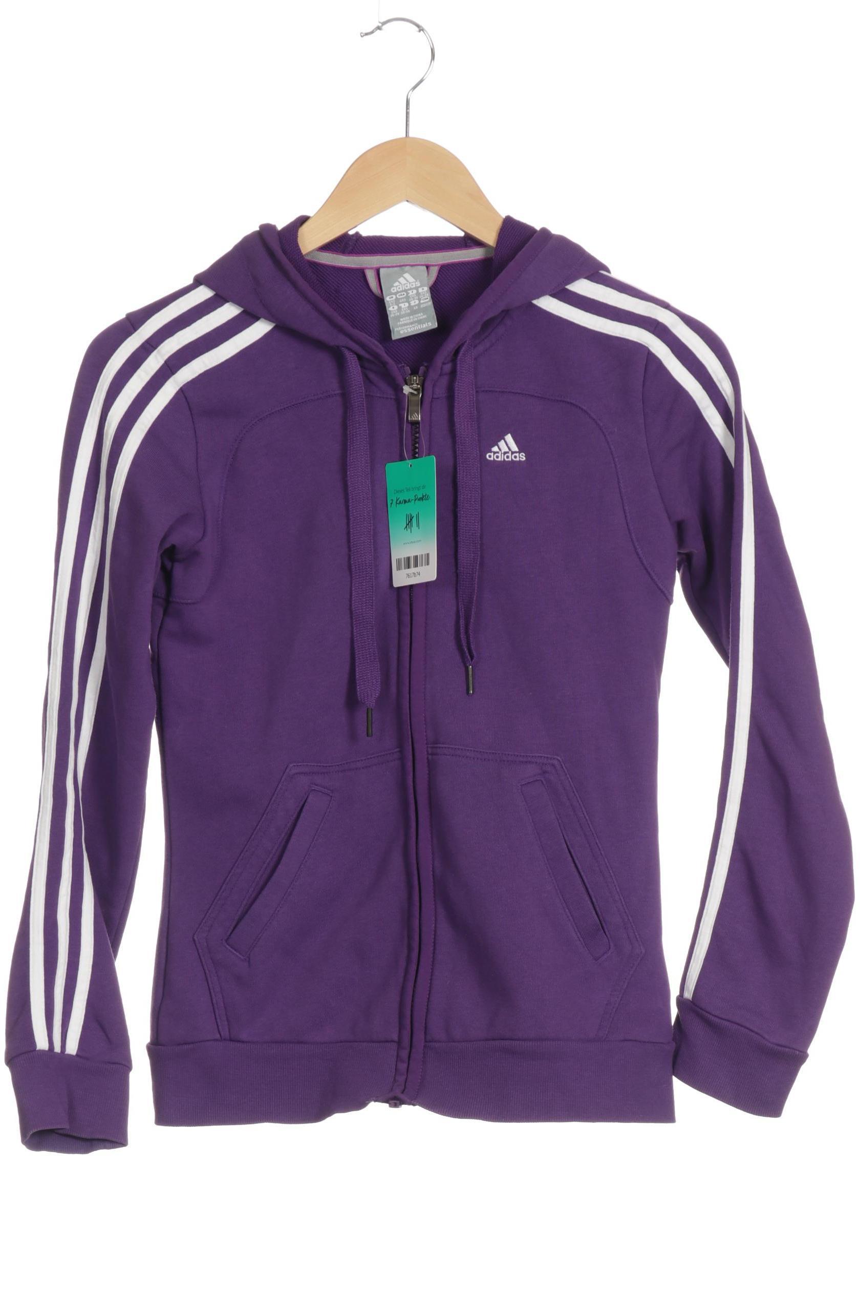 

adidas Damen Kapuzenpullover, lila, Gr.