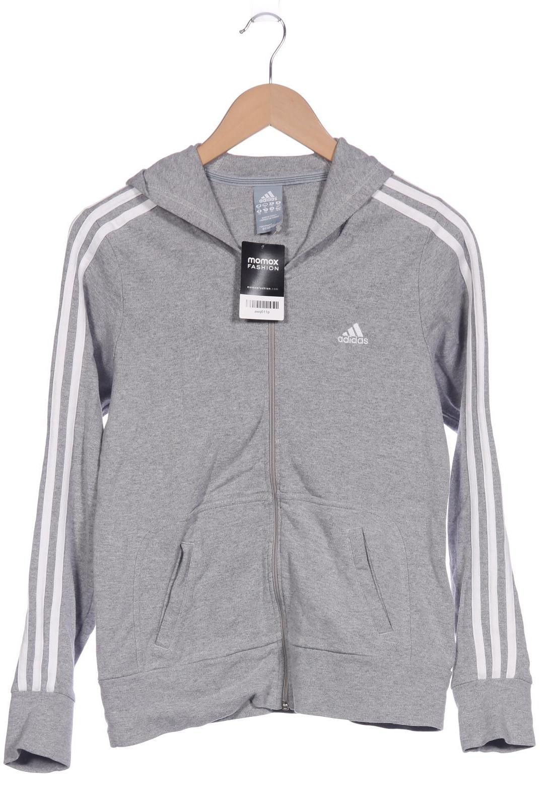 

adidas Damen Kapuzenpullover, grau, Gr. 40