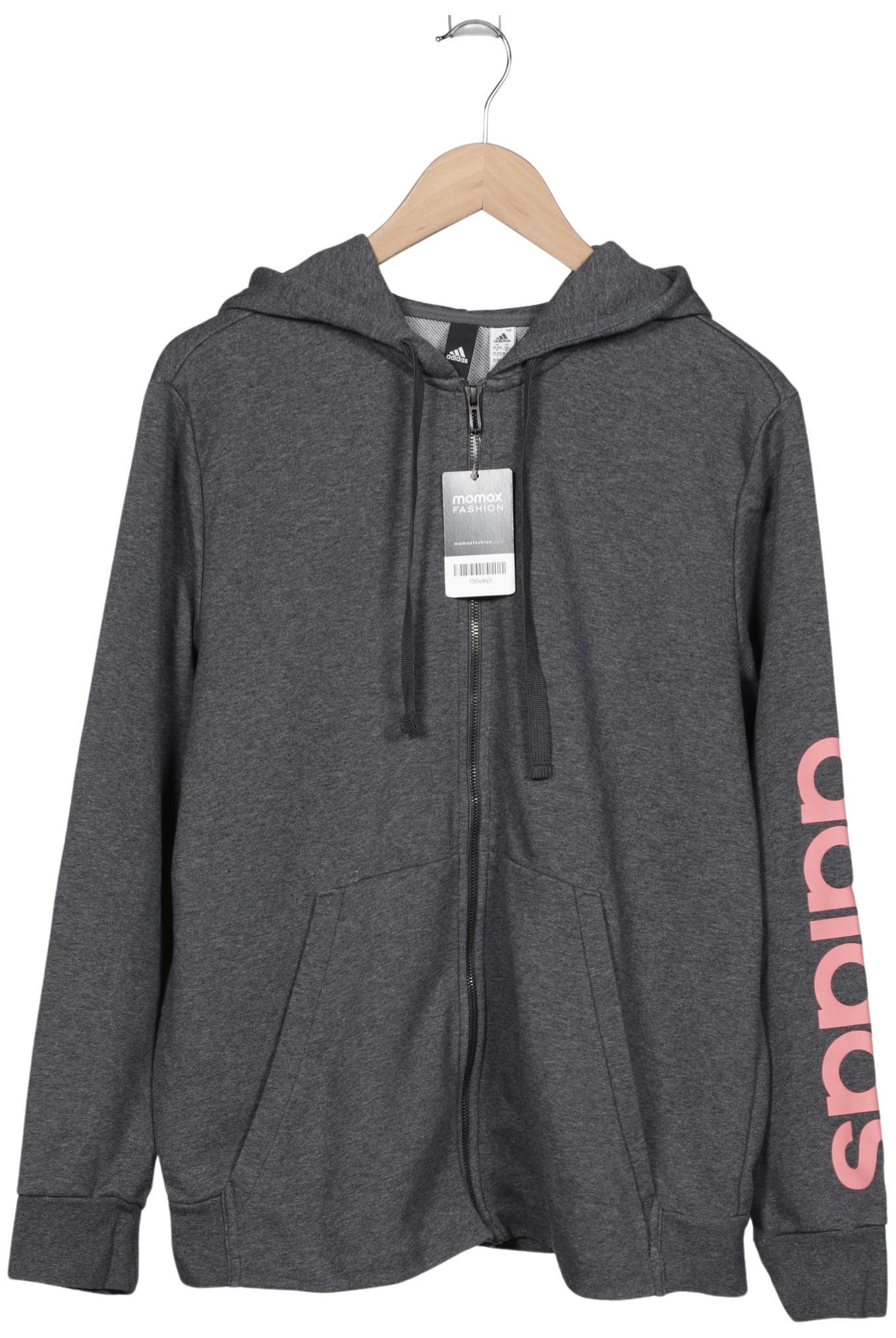 

adidas Damen Kapuzenpullover, grau, Gr. 46