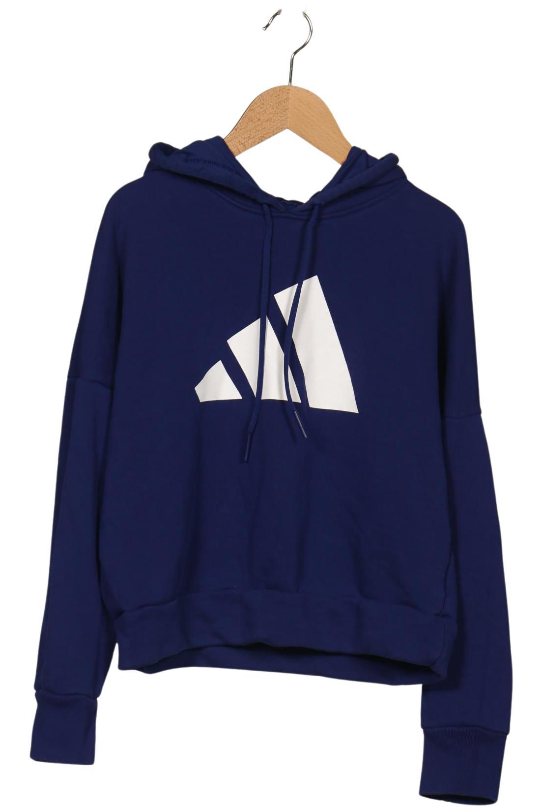 

adidas Damen Kapuzenpullover, marineblau, Gr. 34