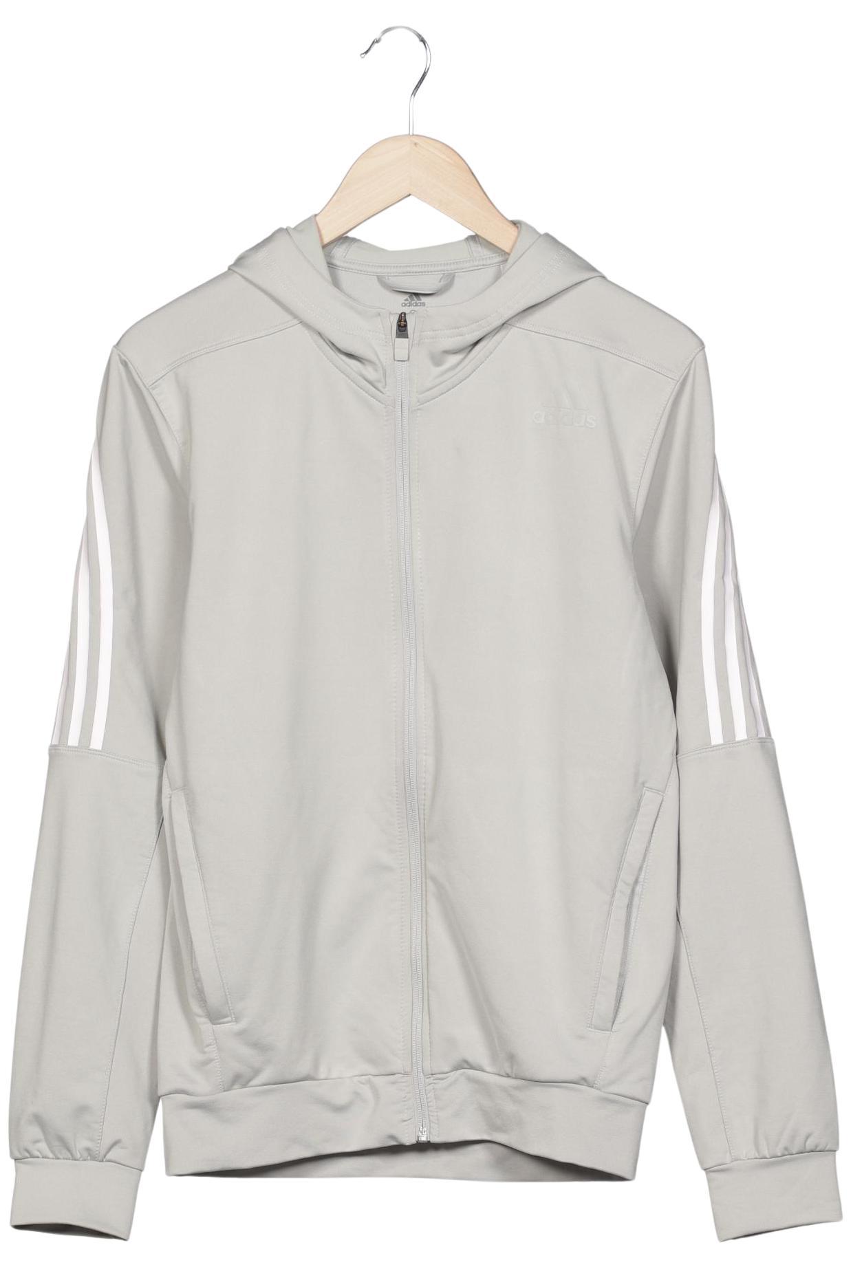 

adidas Damen Kapuzenpullover, grau, Gr. 36