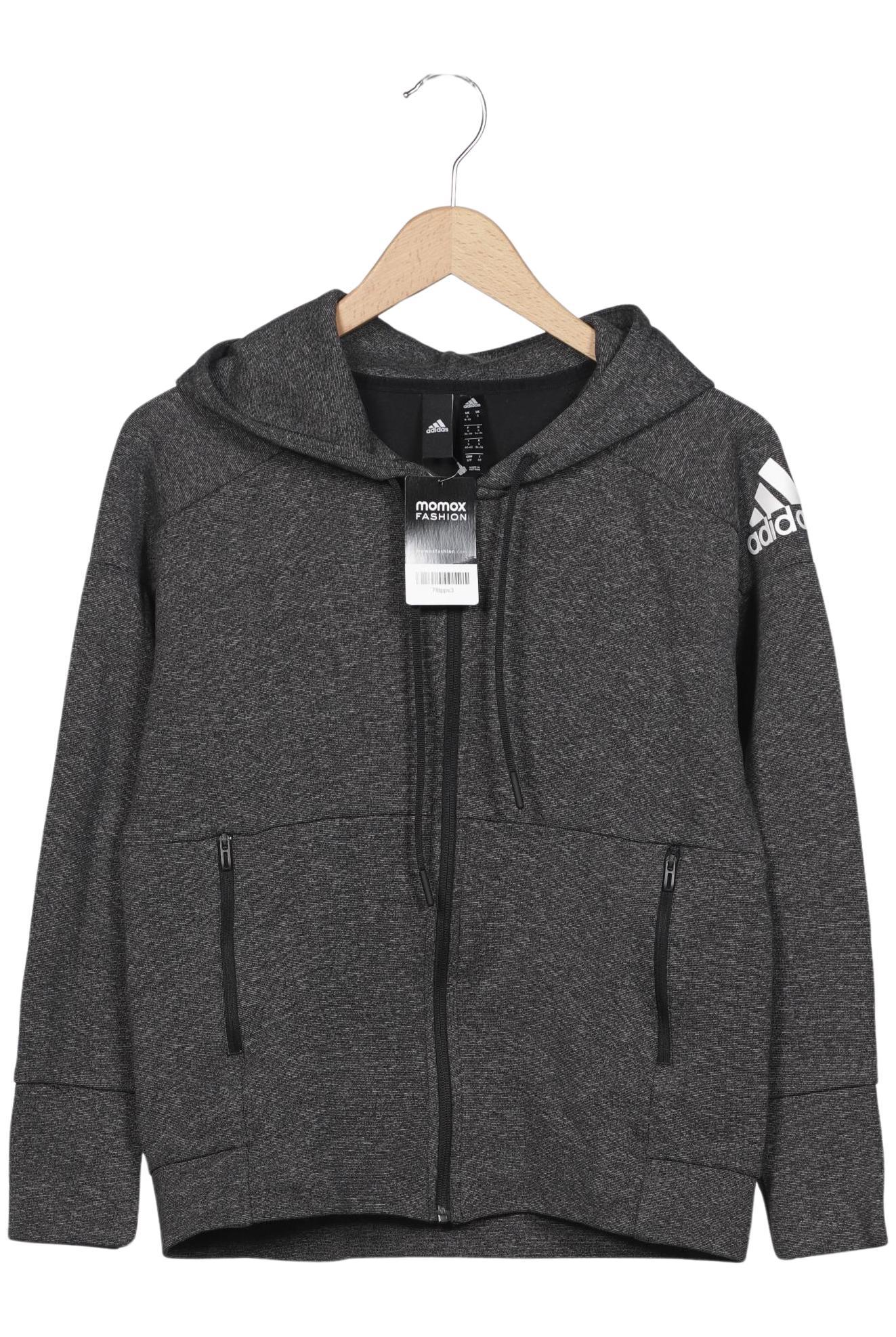 

adidas Damen Kapuzenpullover, grau, Gr. 36