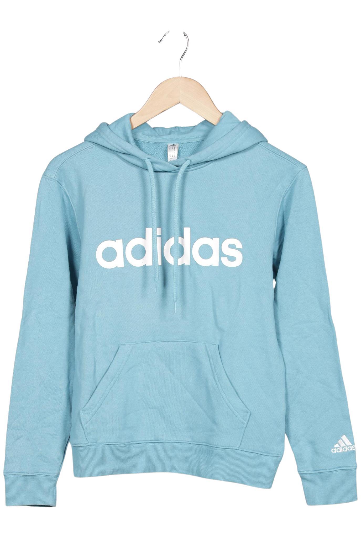 

adidas Damen Kapuzenpullover, hellblau, Gr. 34
