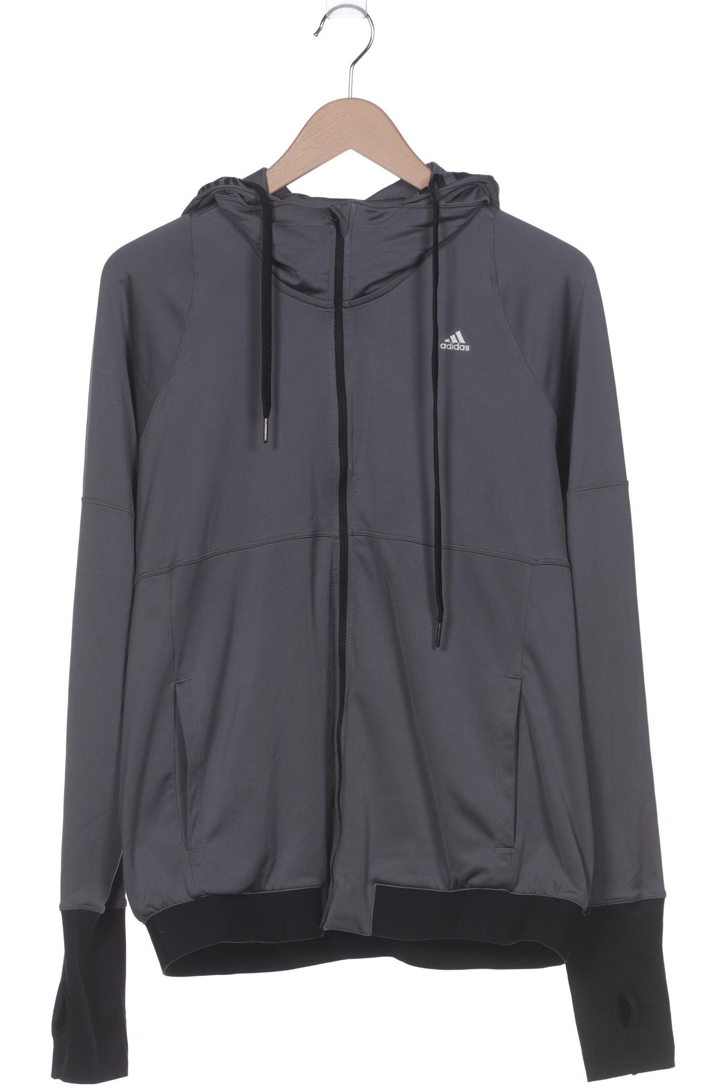 

adidas Damen Kapuzenpullover, grau, Gr. 44
