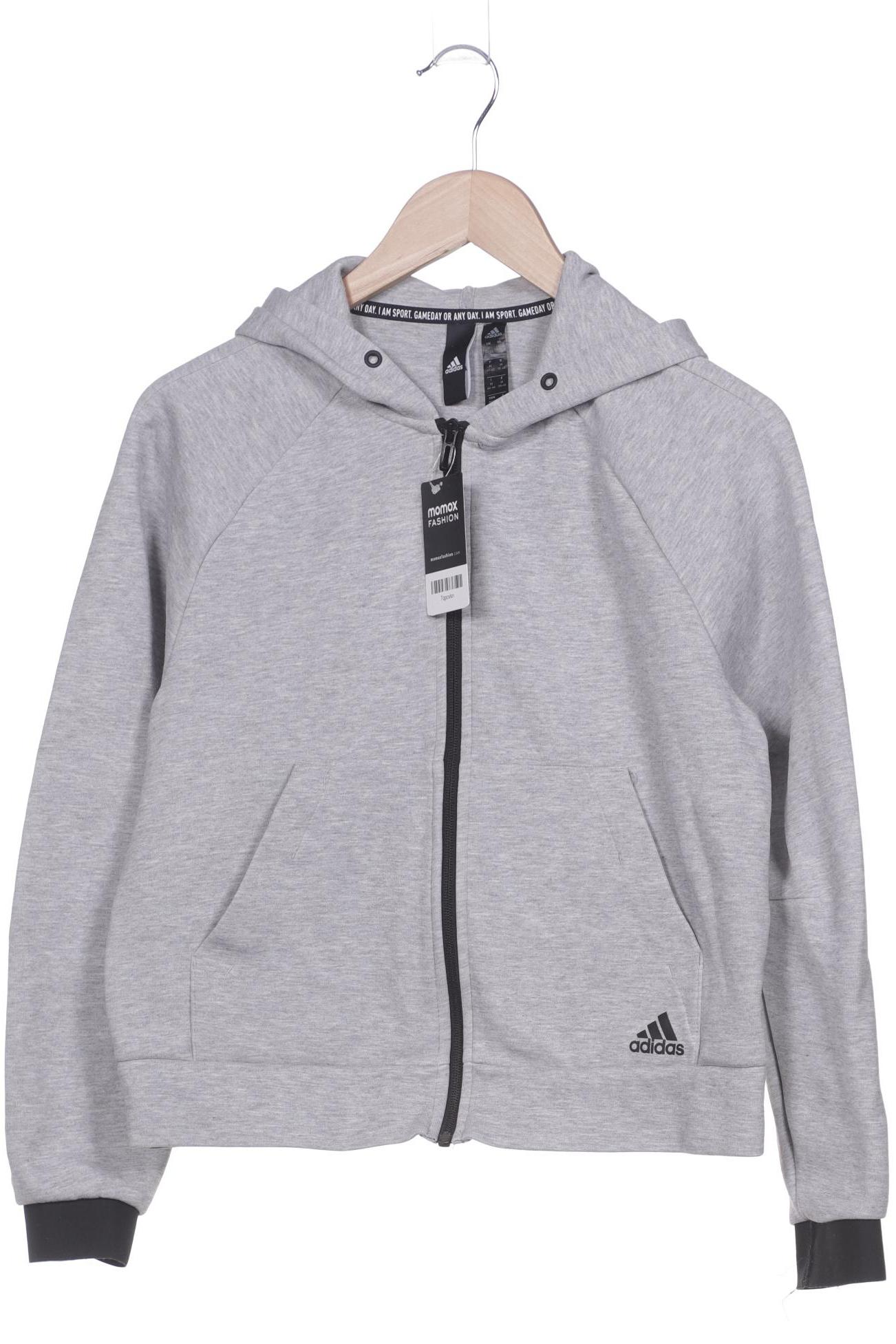 

adidas Damen Kapuzenpullover, grau, Gr. 38