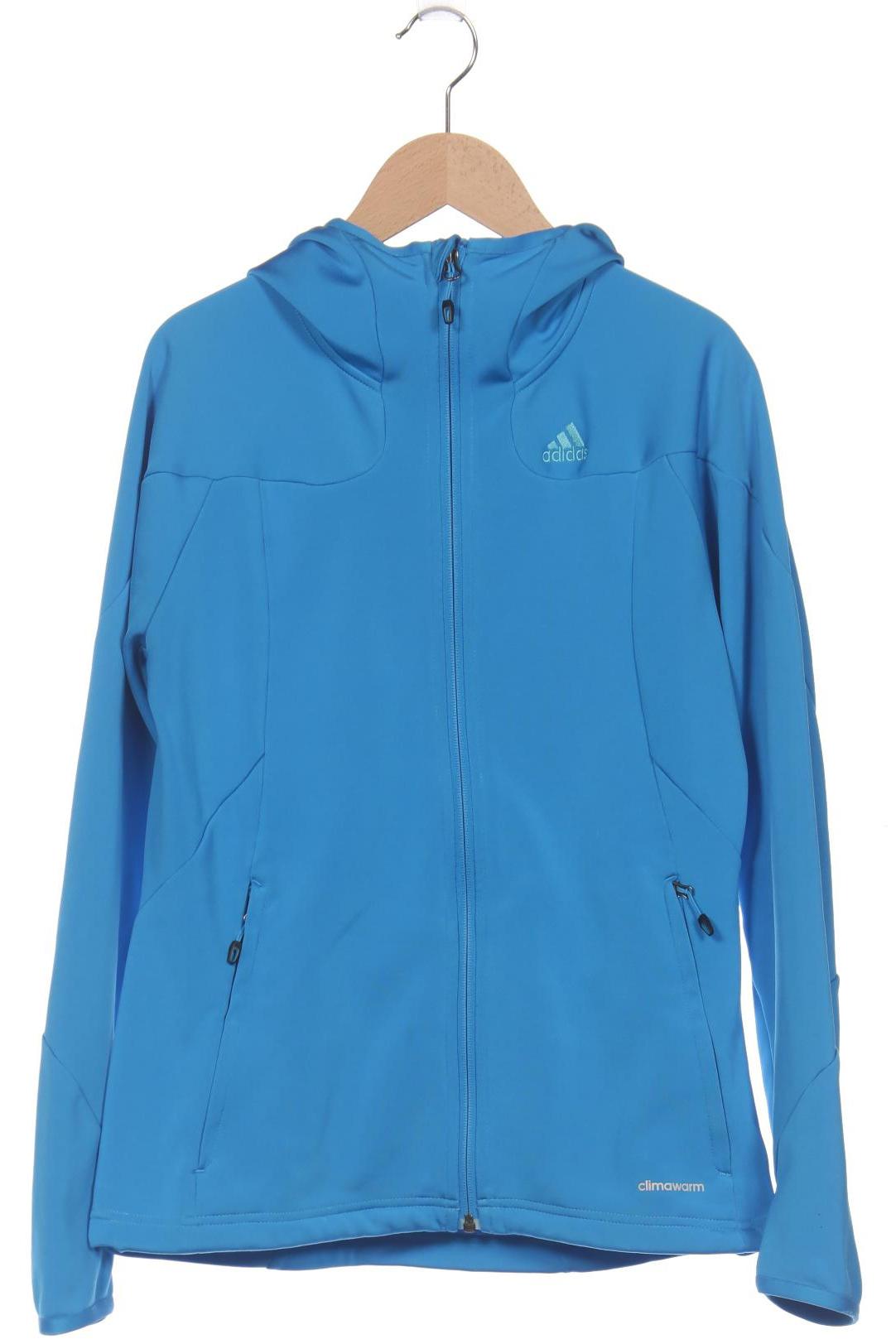 

adidas Damen Kapuzenpullover, blau, Gr. 38