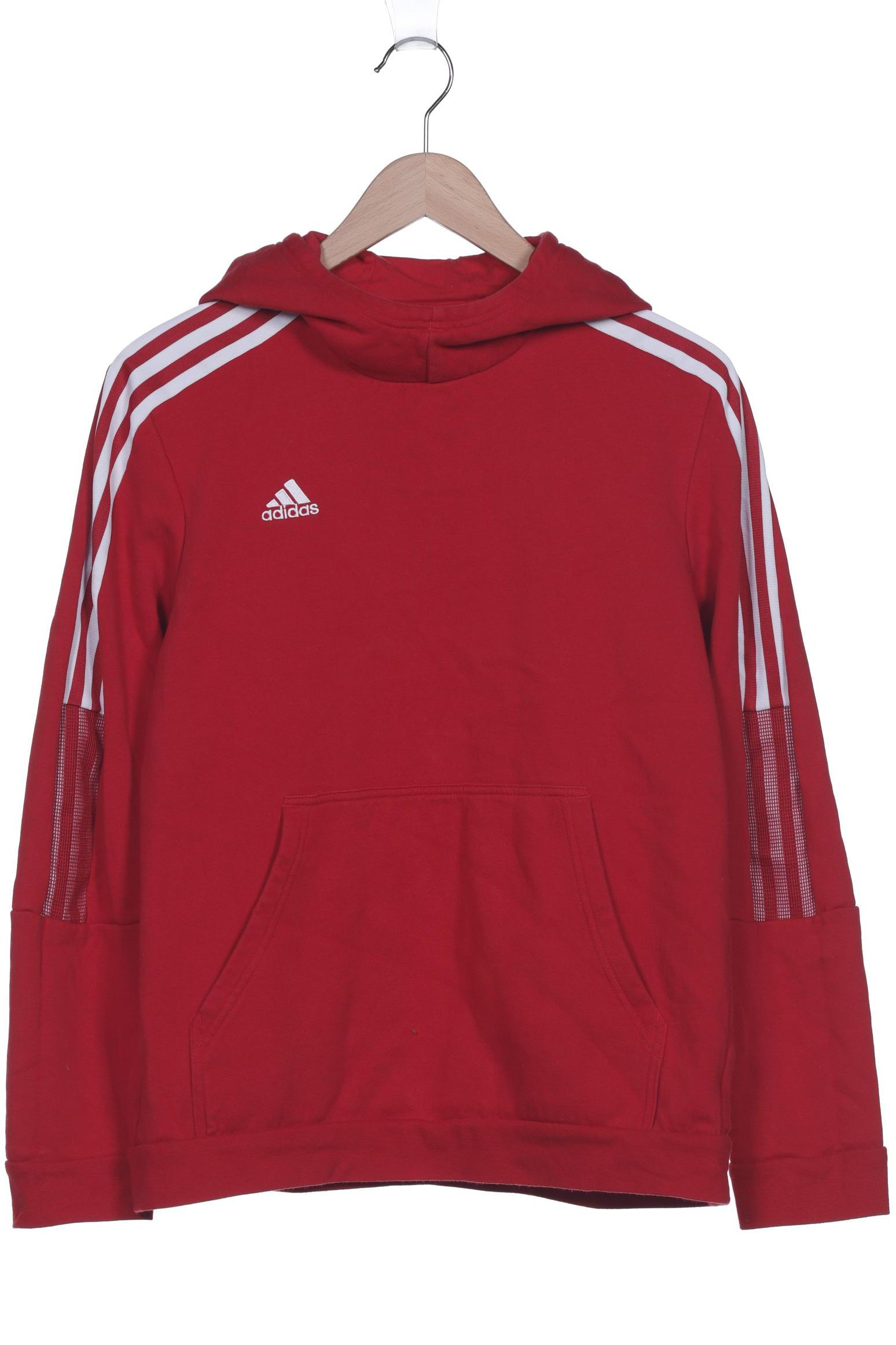 

adidas Damen Kapuzenpullover, rot, Gr. 44