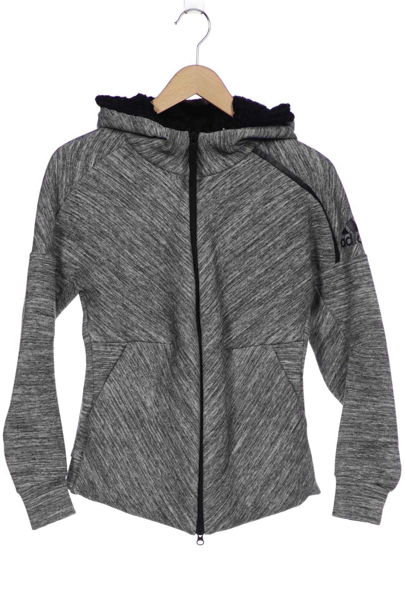 

adidas Damen Kapuzenpullover, grau