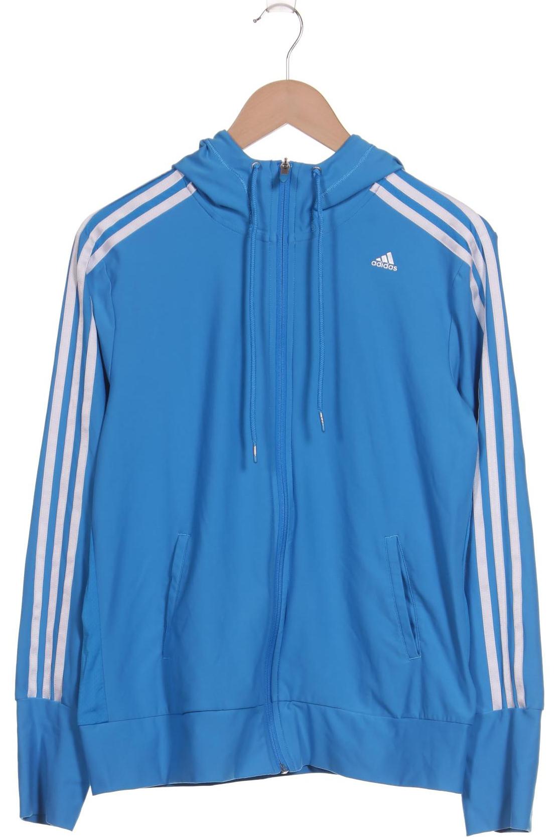 

adidas Damen Kapuzenpullover, hellblau, Gr. 42