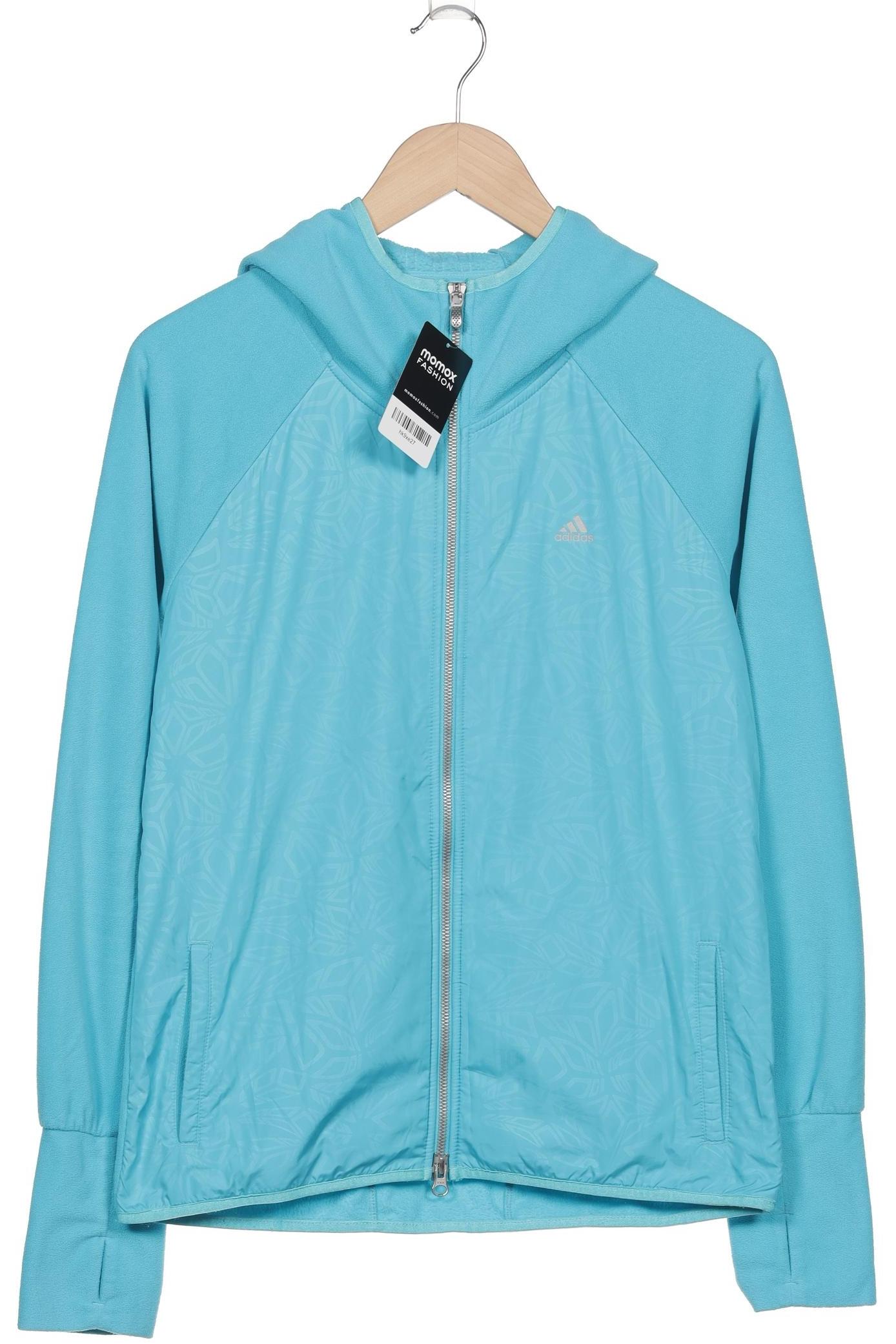 

adidas Damen Kapuzenpullover, blau, Gr. 38
