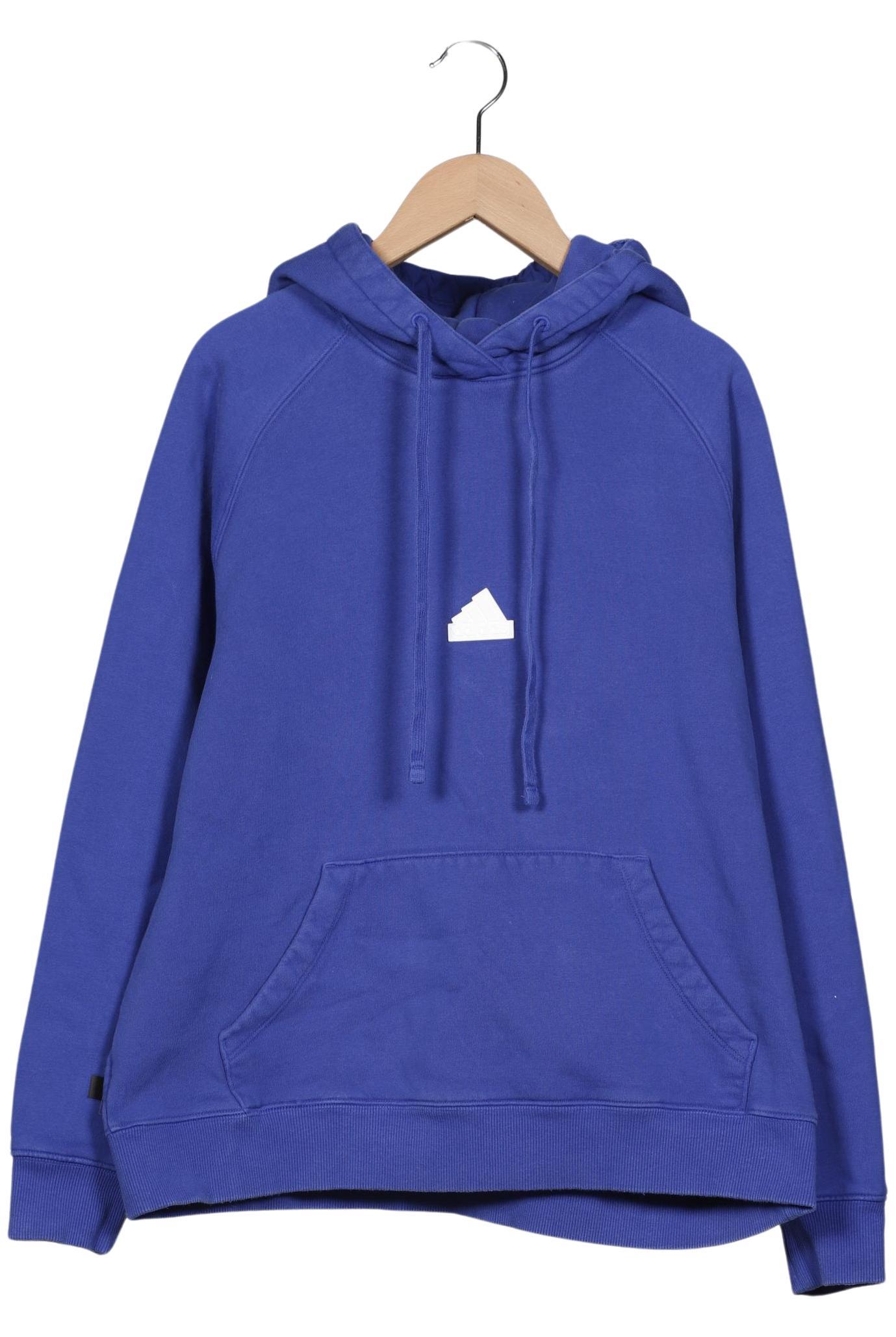 

adidas Damen Kapuzenpullover, blau, Gr. 42
