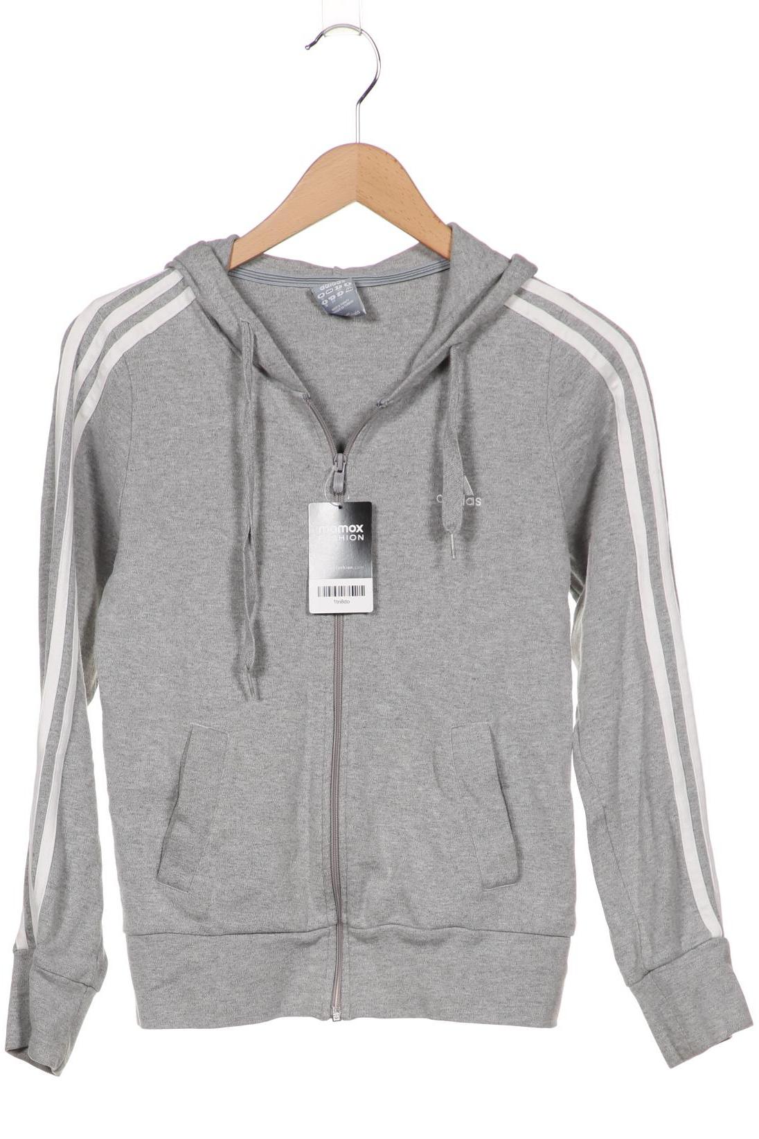 

adidas Damen Kapuzenpullover, grau, Gr. 38