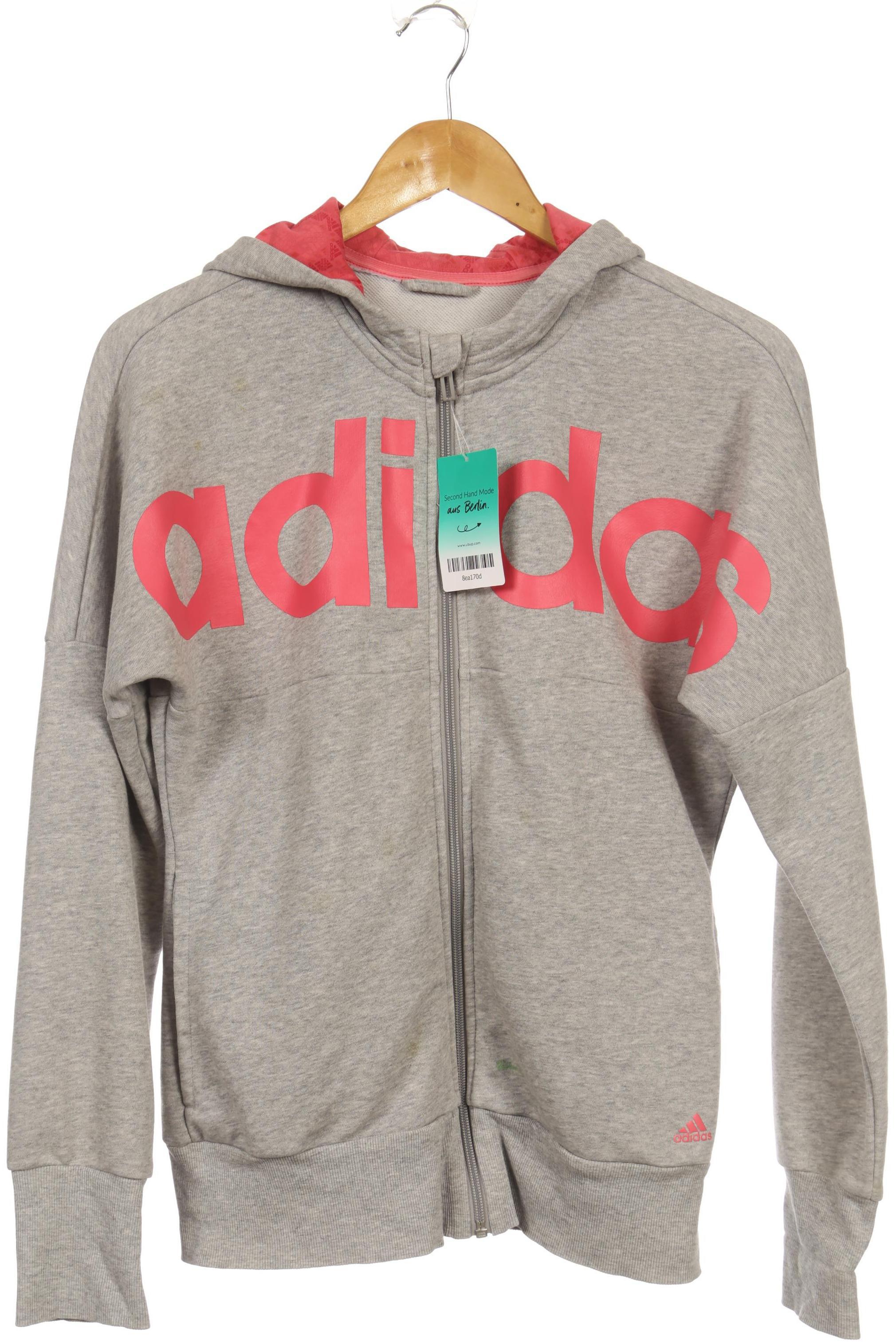 

adidas Damen Kapuzenpullover, grau, Gr.