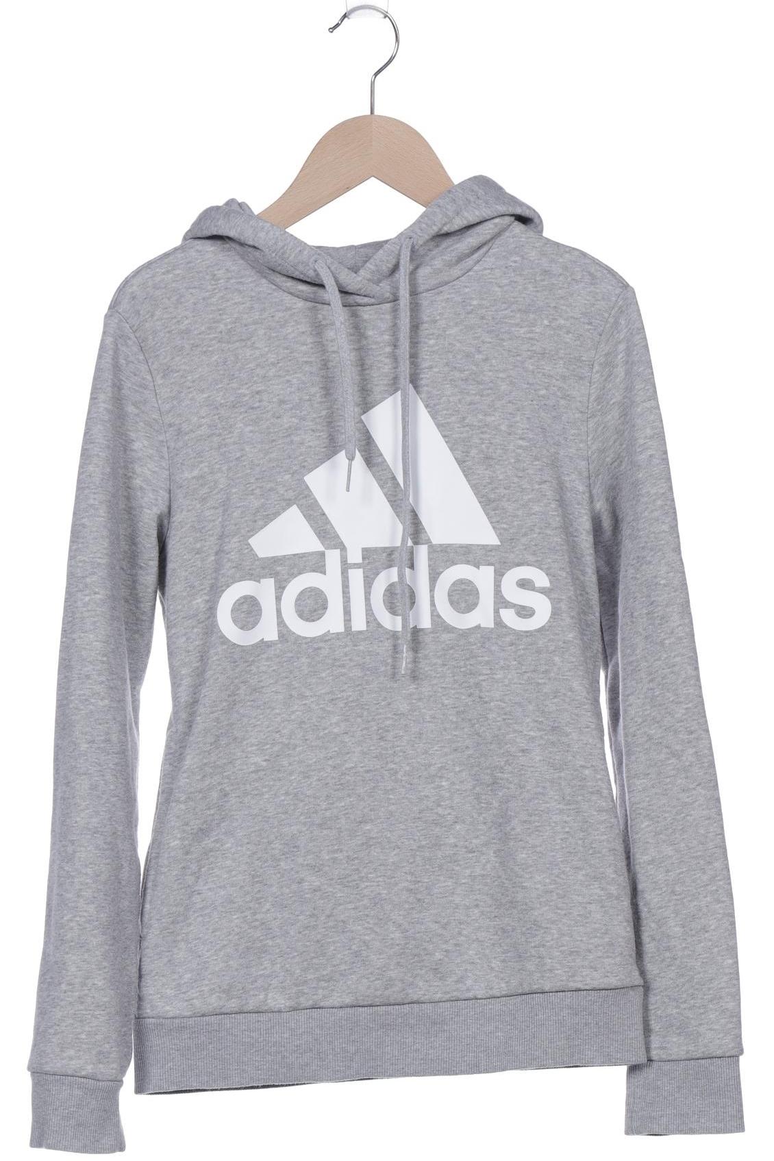 

adidas Damen Kapuzenpullover, grau, Gr. 34