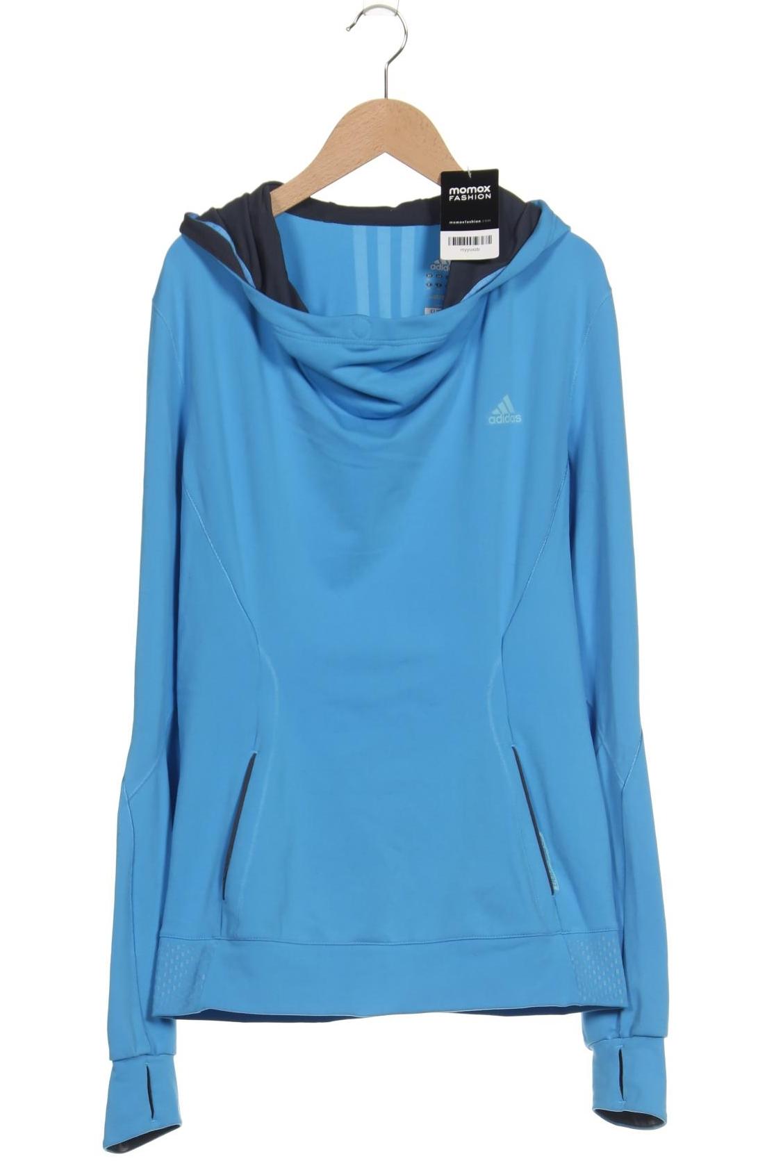 

adidas Damen Kapuzenpullover, blau, Gr. 38
