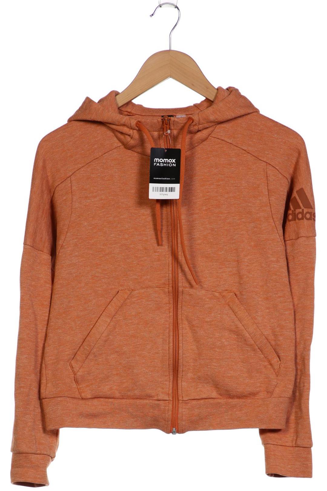 

adidas Damen Kapuzenpullover, orange, Gr. 34