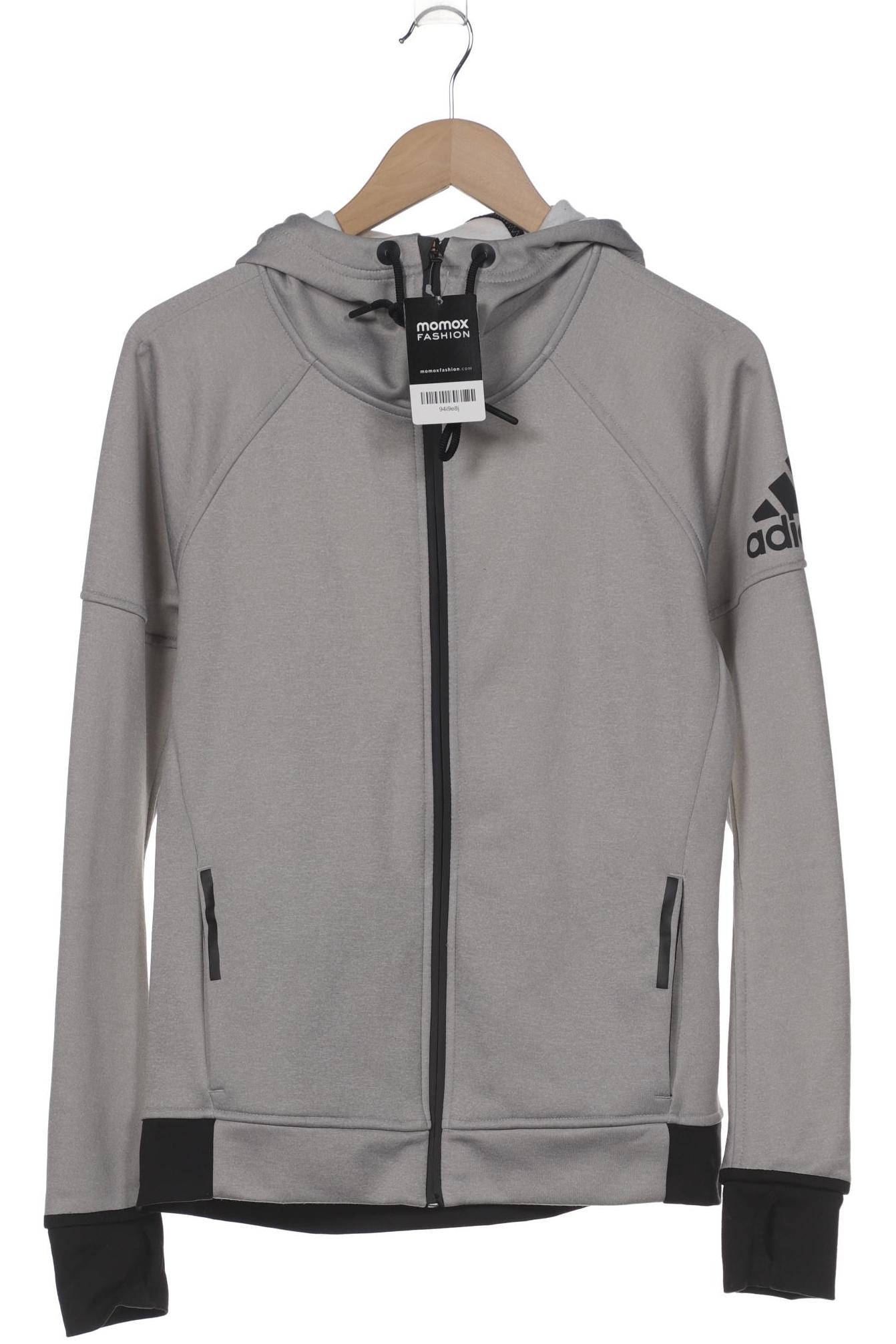 

adidas Damen Kapuzenpullover, grau, Gr. 38