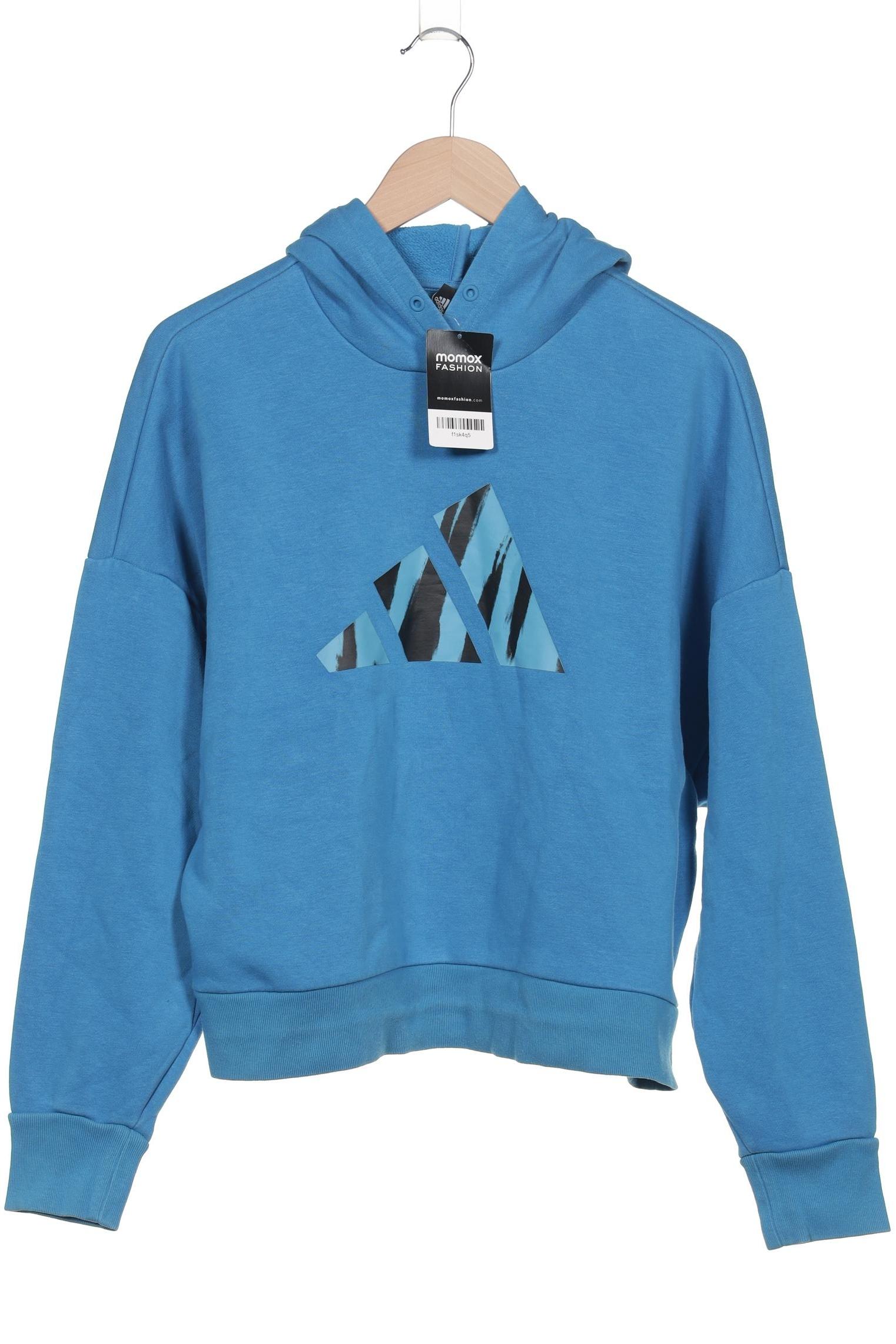 

adidas Damen Kapuzenpullover, blau, Gr. 38