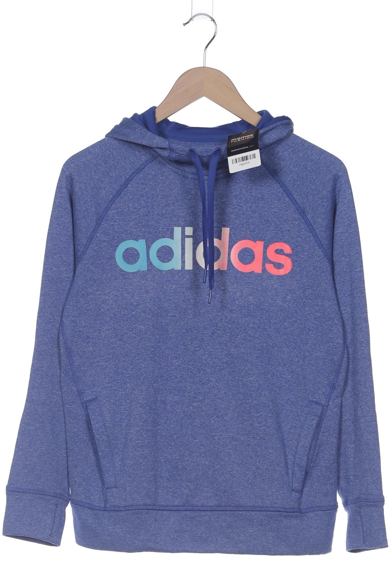 

adidas Damen Kapuzenpullover, blau, Gr. 38