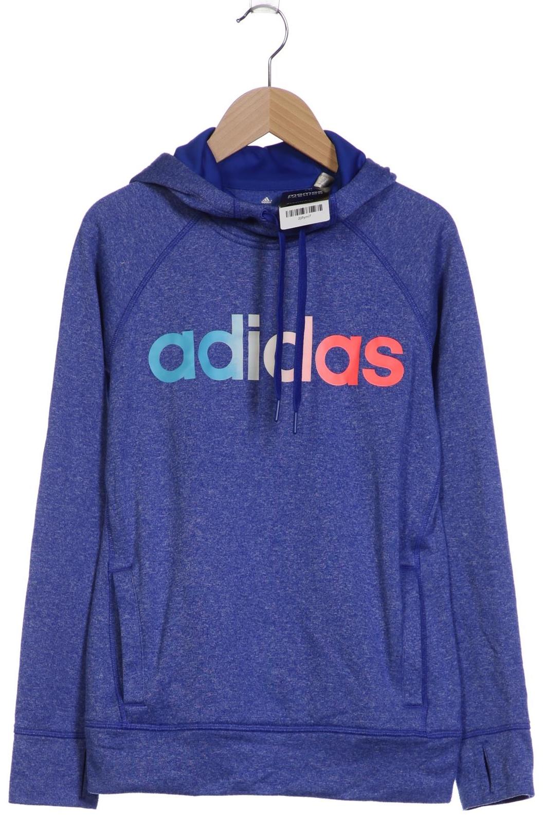 

adidas Damen Kapuzenpullover, blau, Gr. 36