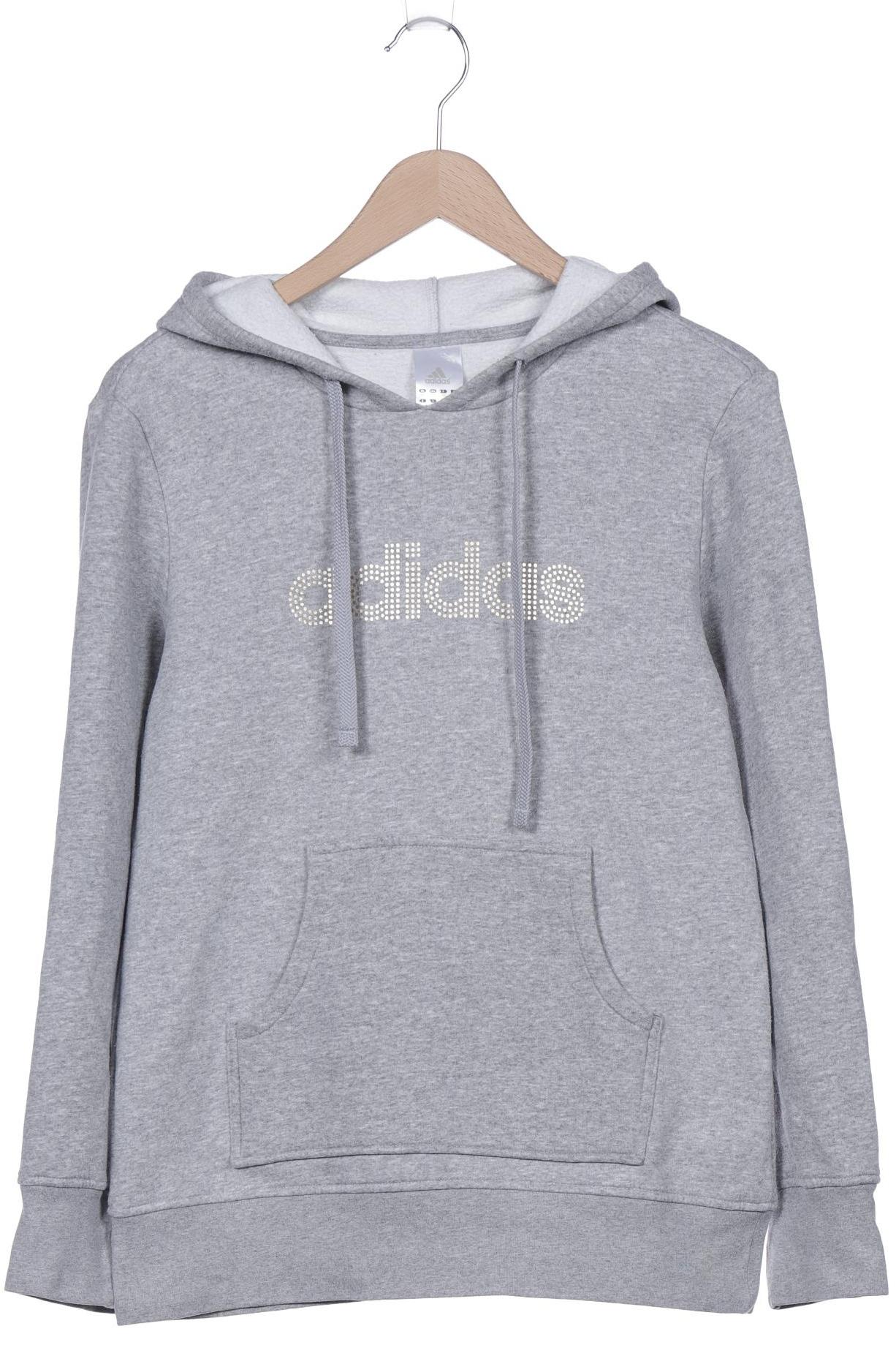 

adidas Damen Kapuzenpullover, grau, Gr. 42