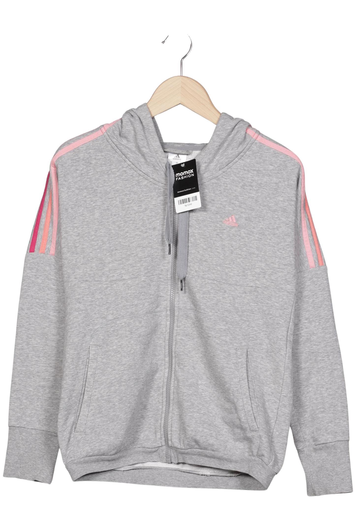 

adidas Damen Kapuzenpullover, grau, Gr. 34