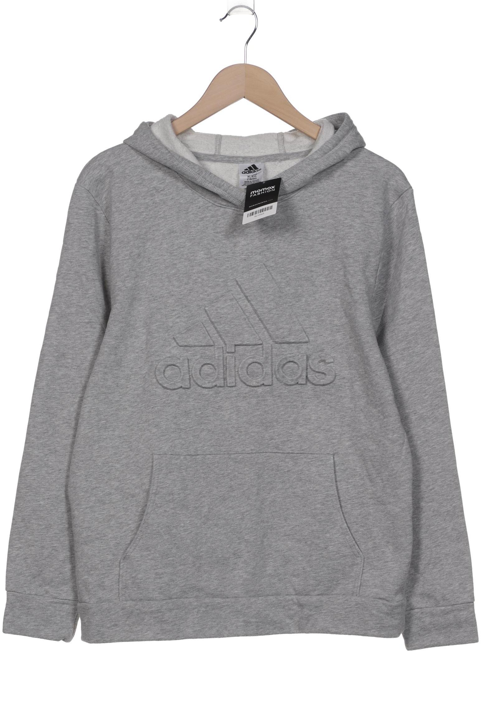 

adidas Damen Kapuzenpullover, grau, Gr. 44