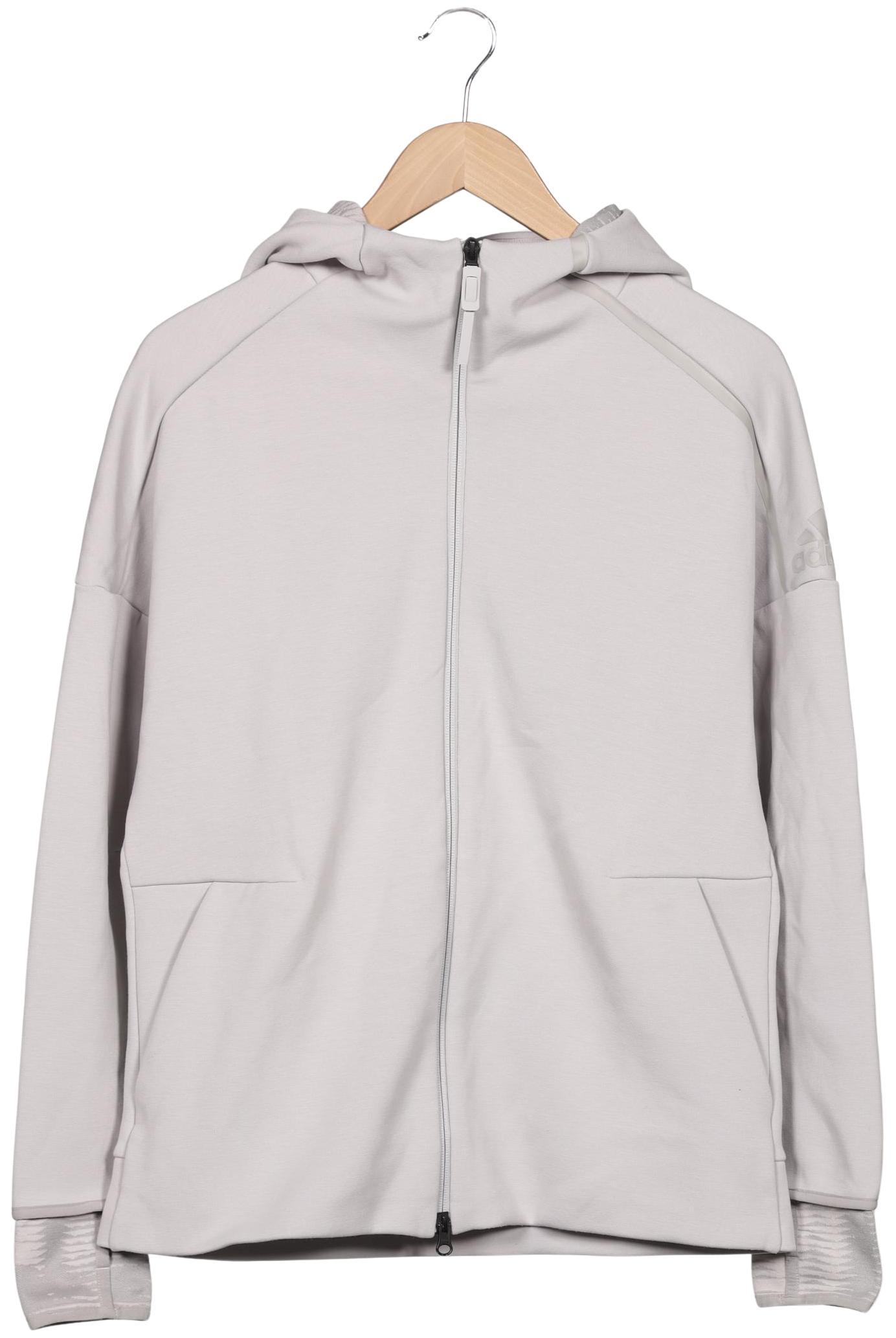 

adidas Damen Kapuzenpullover, grau, Gr. 42