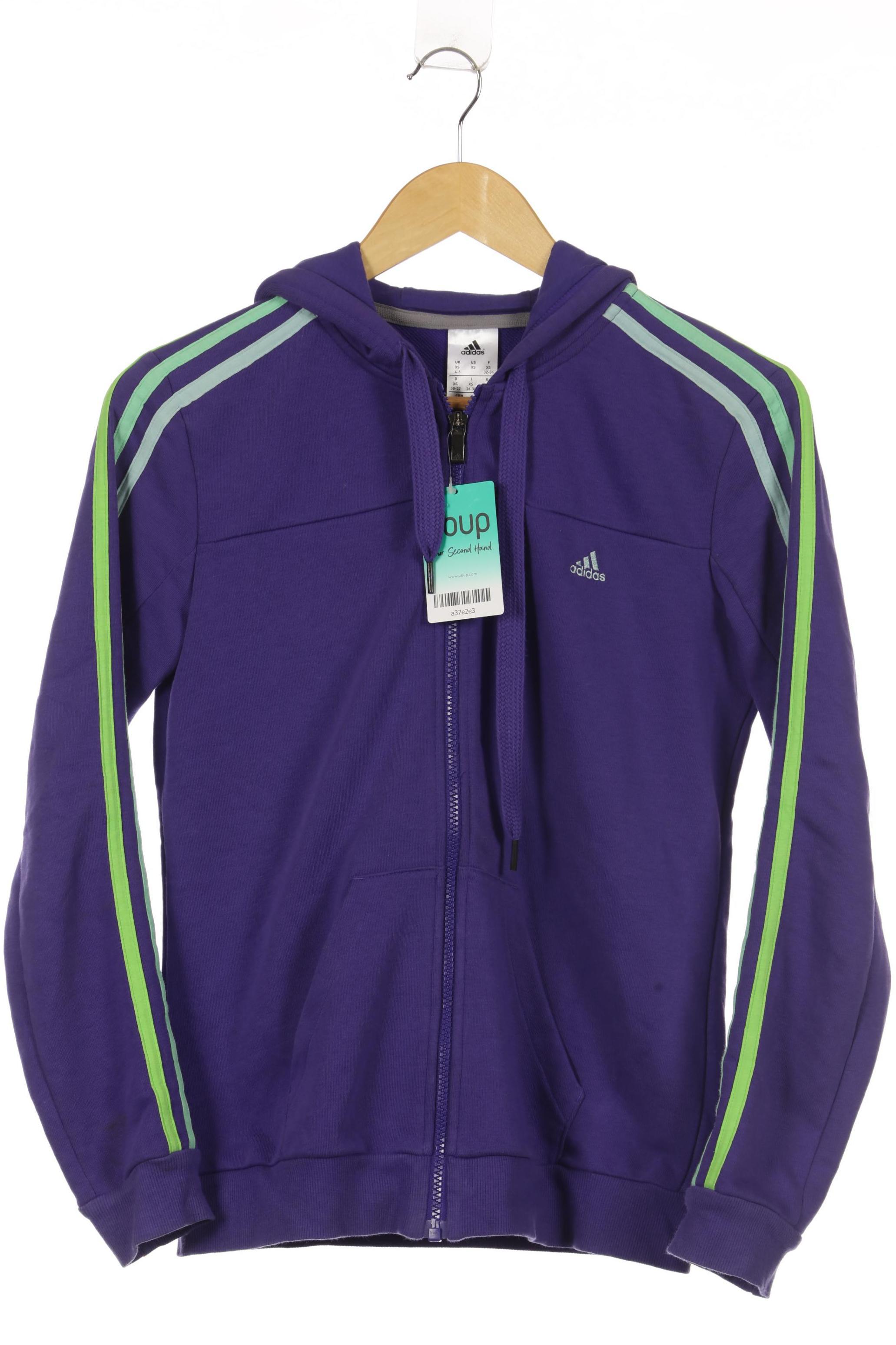 

adidas Damen Kapuzenpullover, lila, Gr.