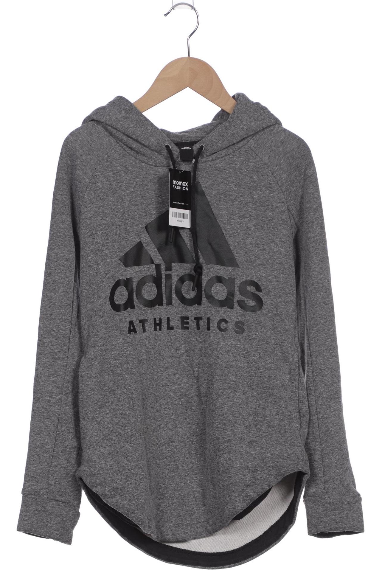 

adidas Damen Kapuzenpullover, grau, Gr. 34