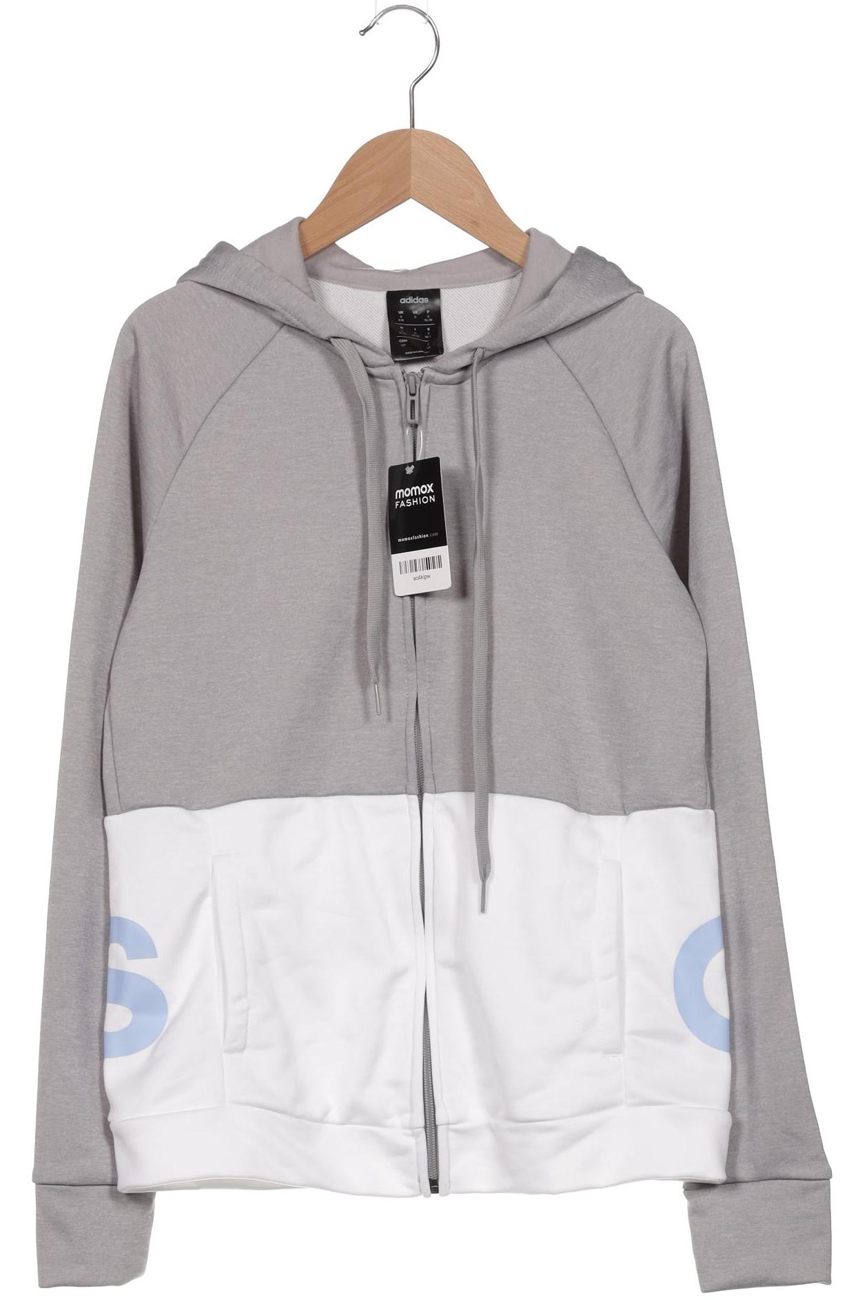 

adidas Damen Kapuzenpullover, grau, Gr. 36
