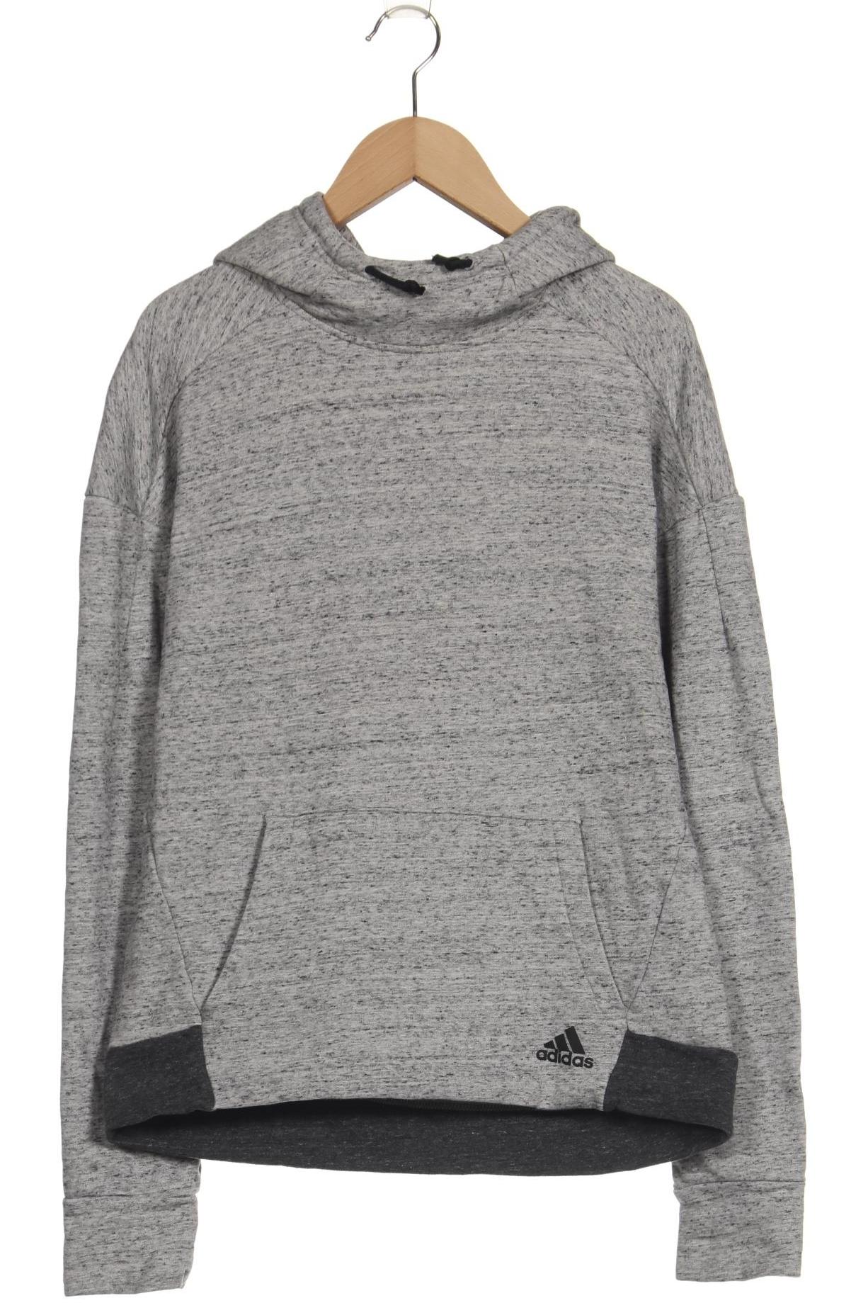 

adidas Damen Kapuzenpullover, grau, Gr. 36